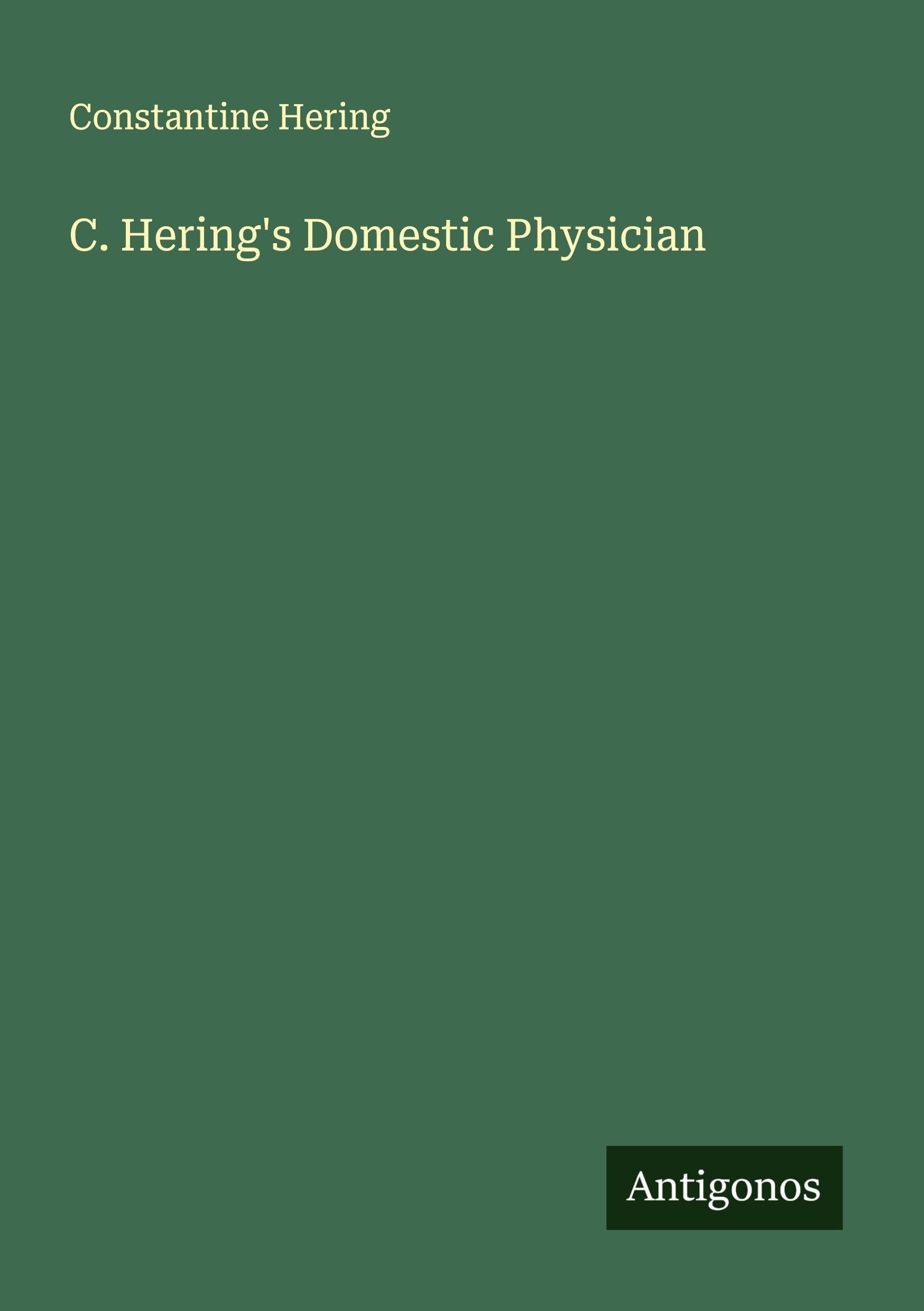 Product Image: C. Hering's Domestic Physician