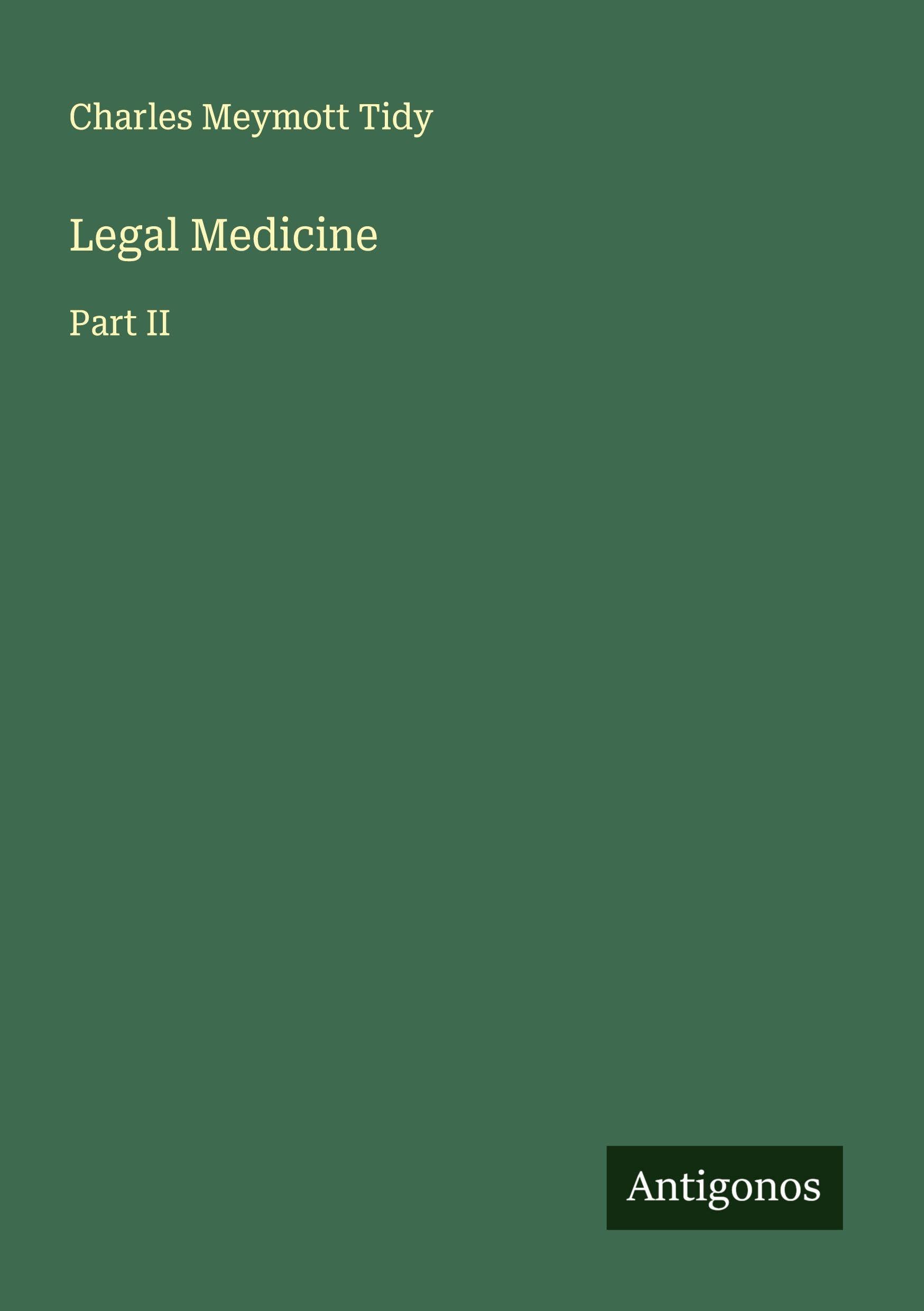 Legal Medicine Classics