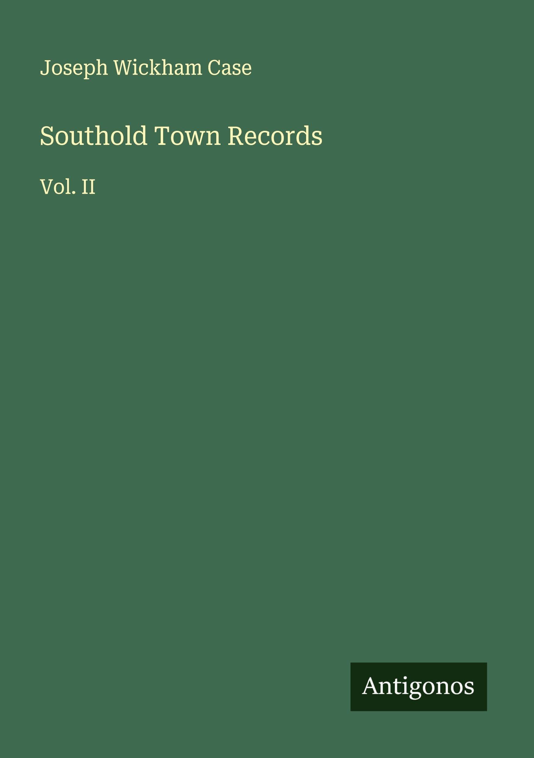 Product Image: Southold Town Records