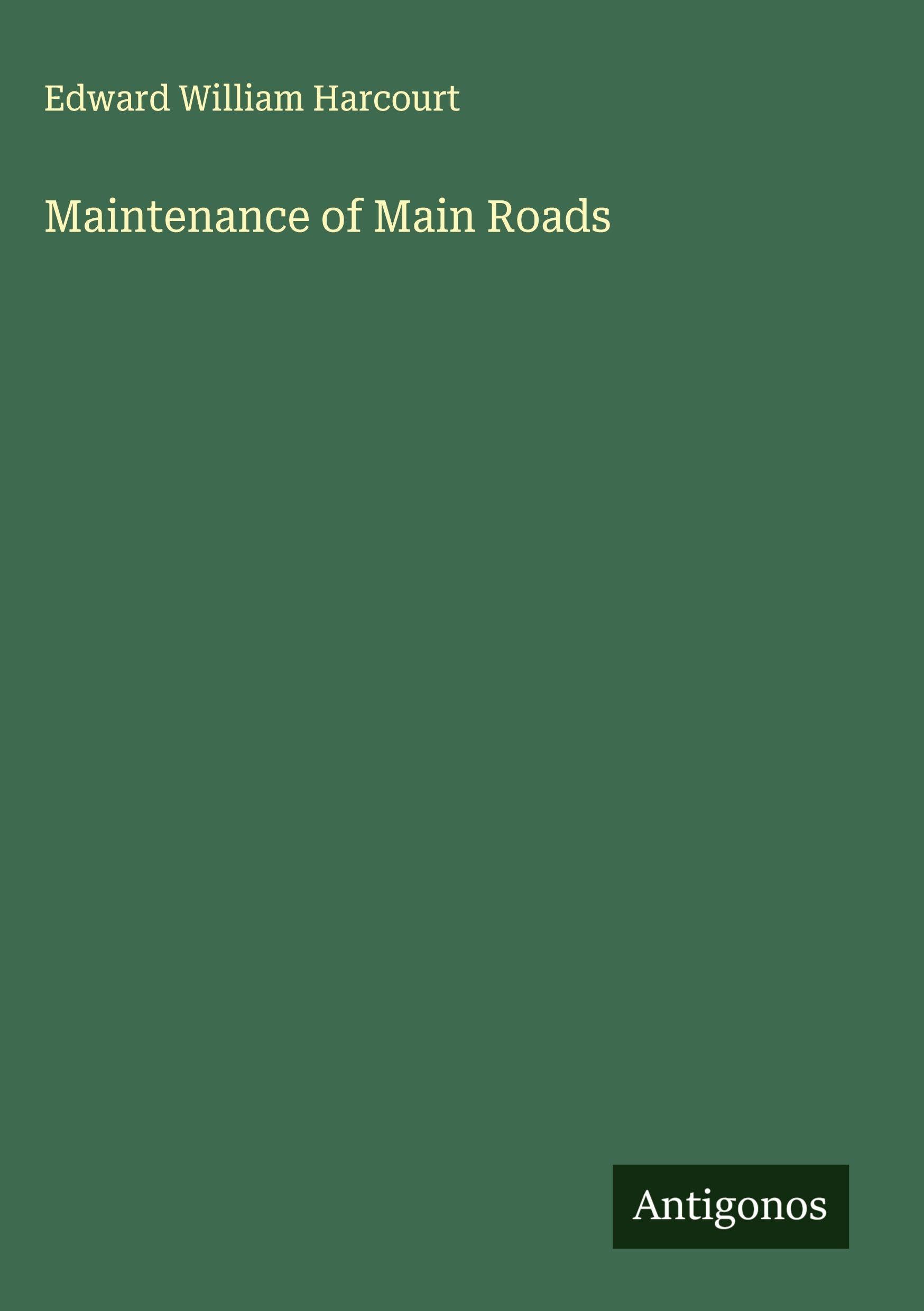Maintenance of Main Roads Classics