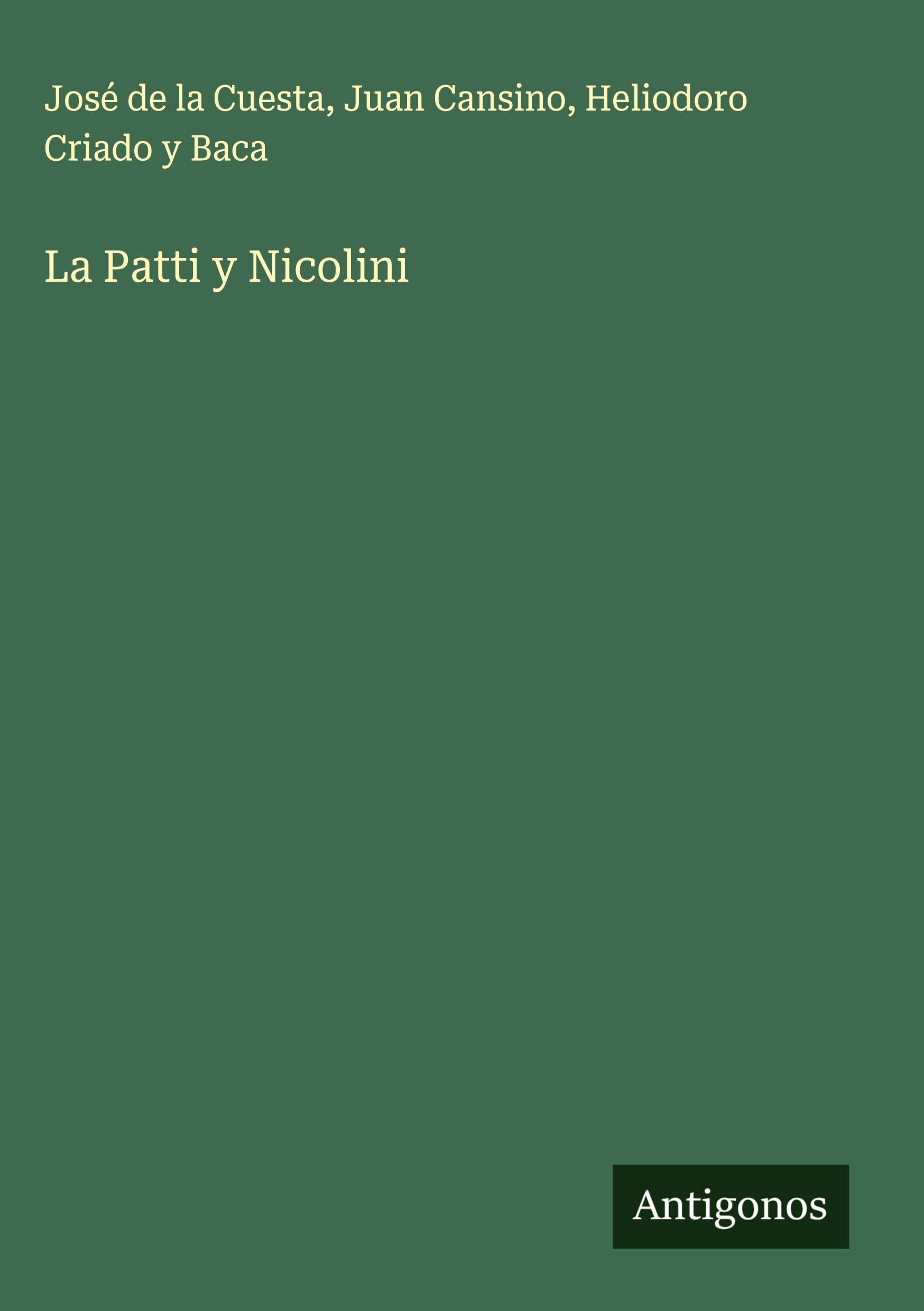 Product Image: La Patti y Nicolini