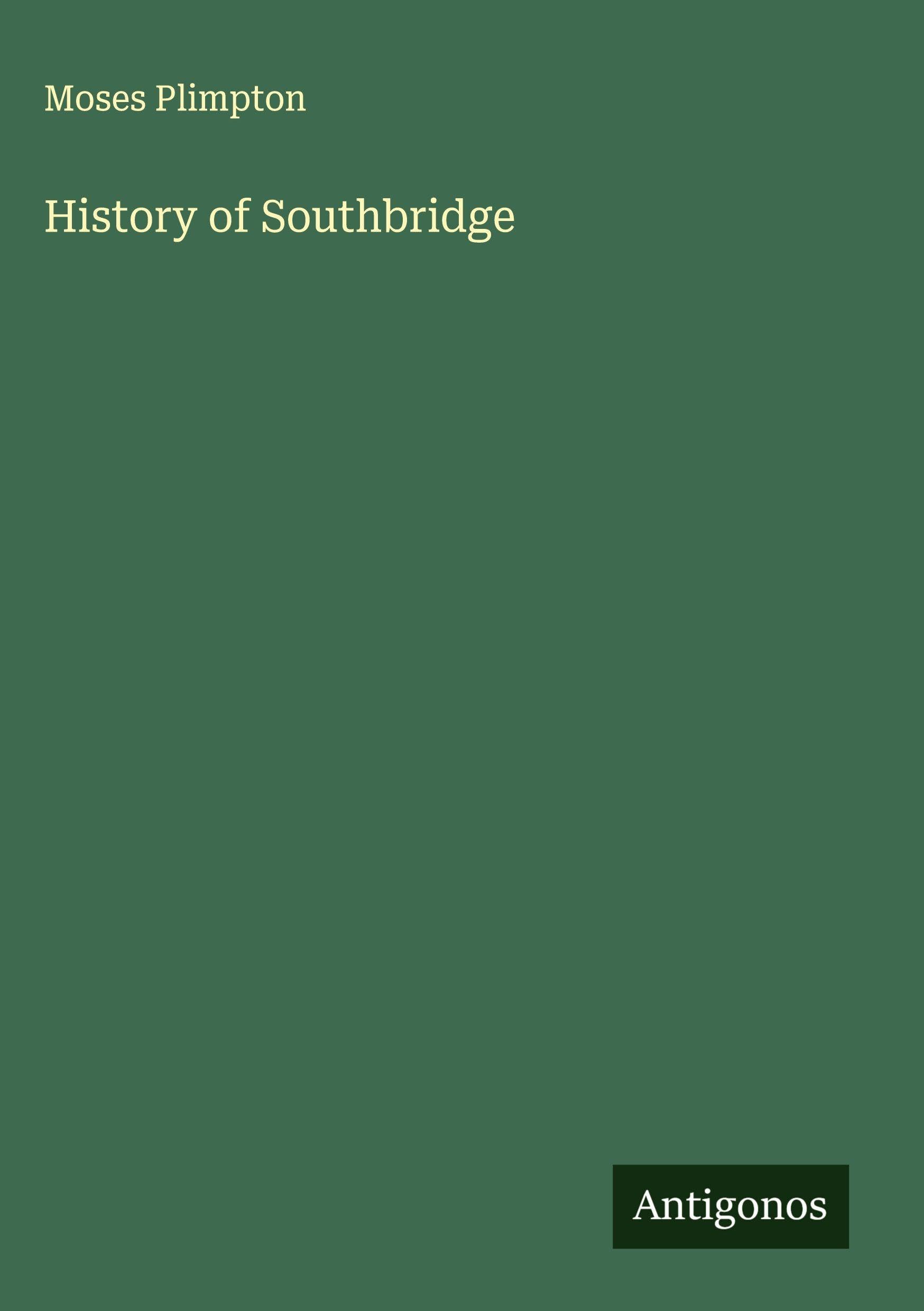 Product Image: History of Southbridge