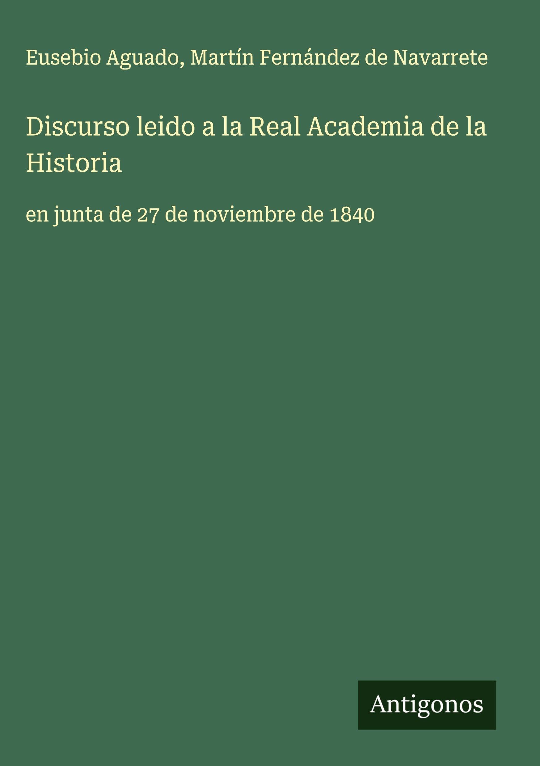 Product Image: Discurso leido a la Real Academia de la Historia