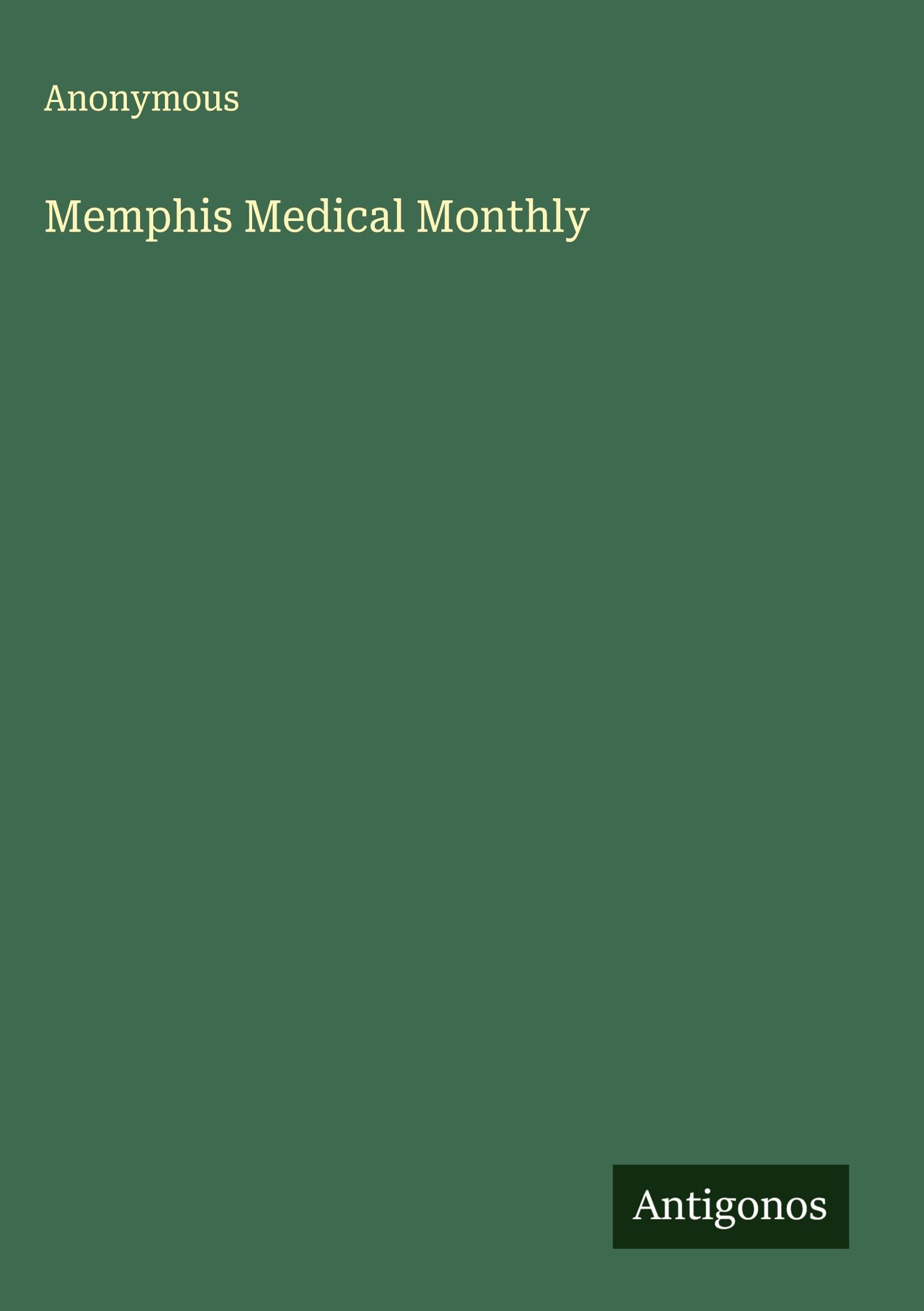 Product Image: Memphis Medical Monthly