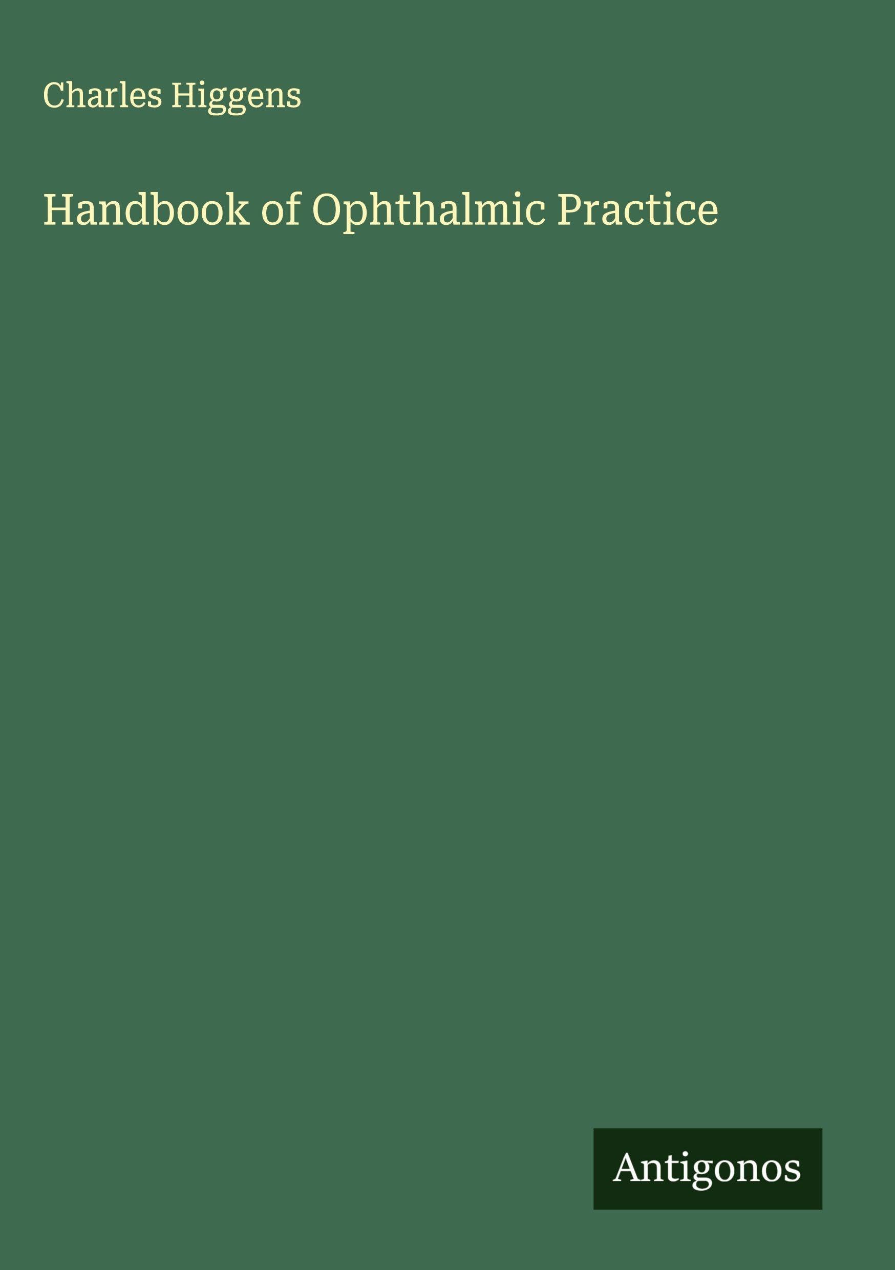 Handbook of Ophthalmic Practice Classics