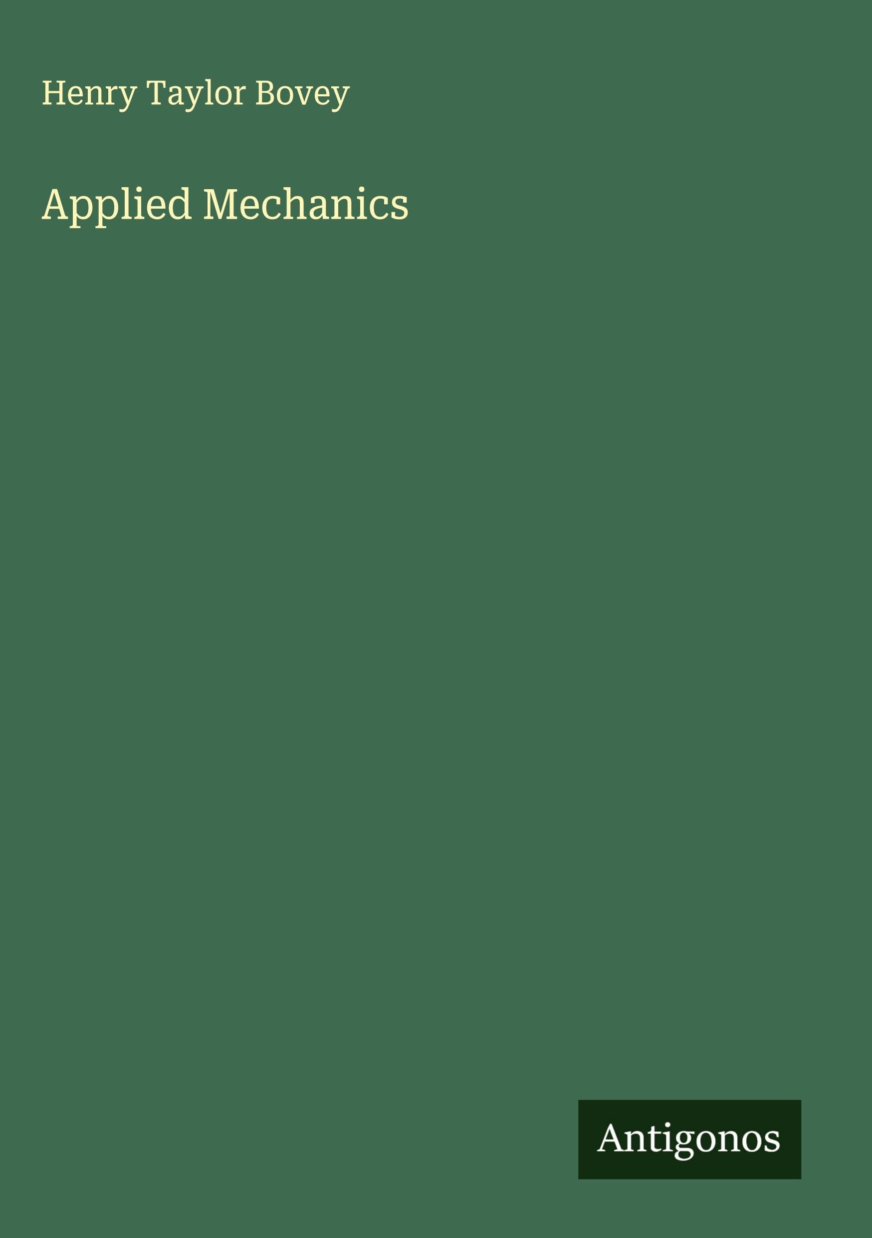 Product Image: Applied Mechanics
