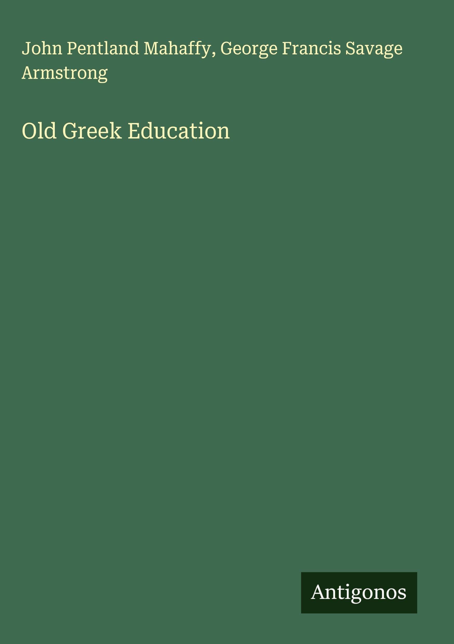 Product Image: Old Greek Education