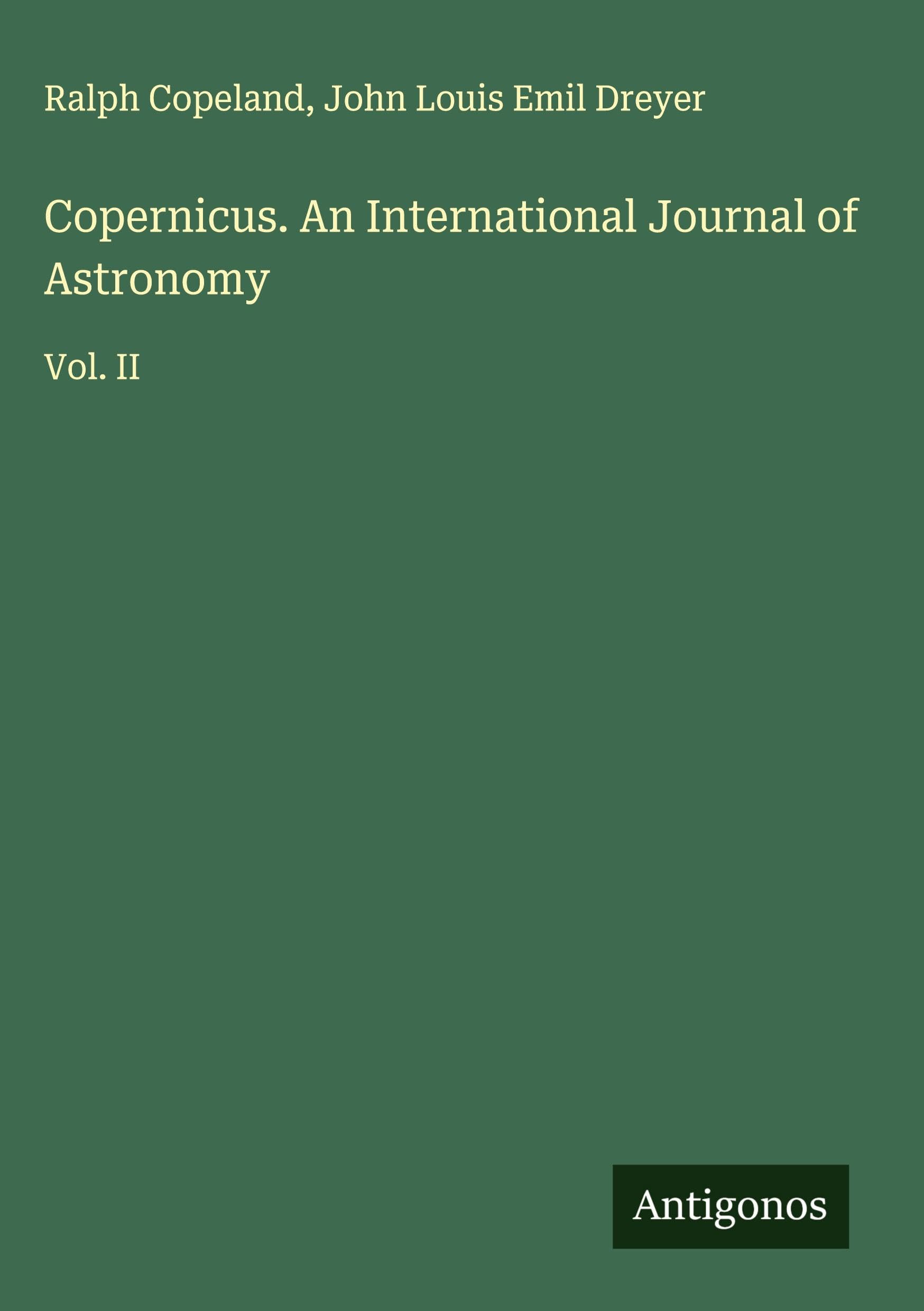 Copernicus. An International Journal of Astronomy Classics