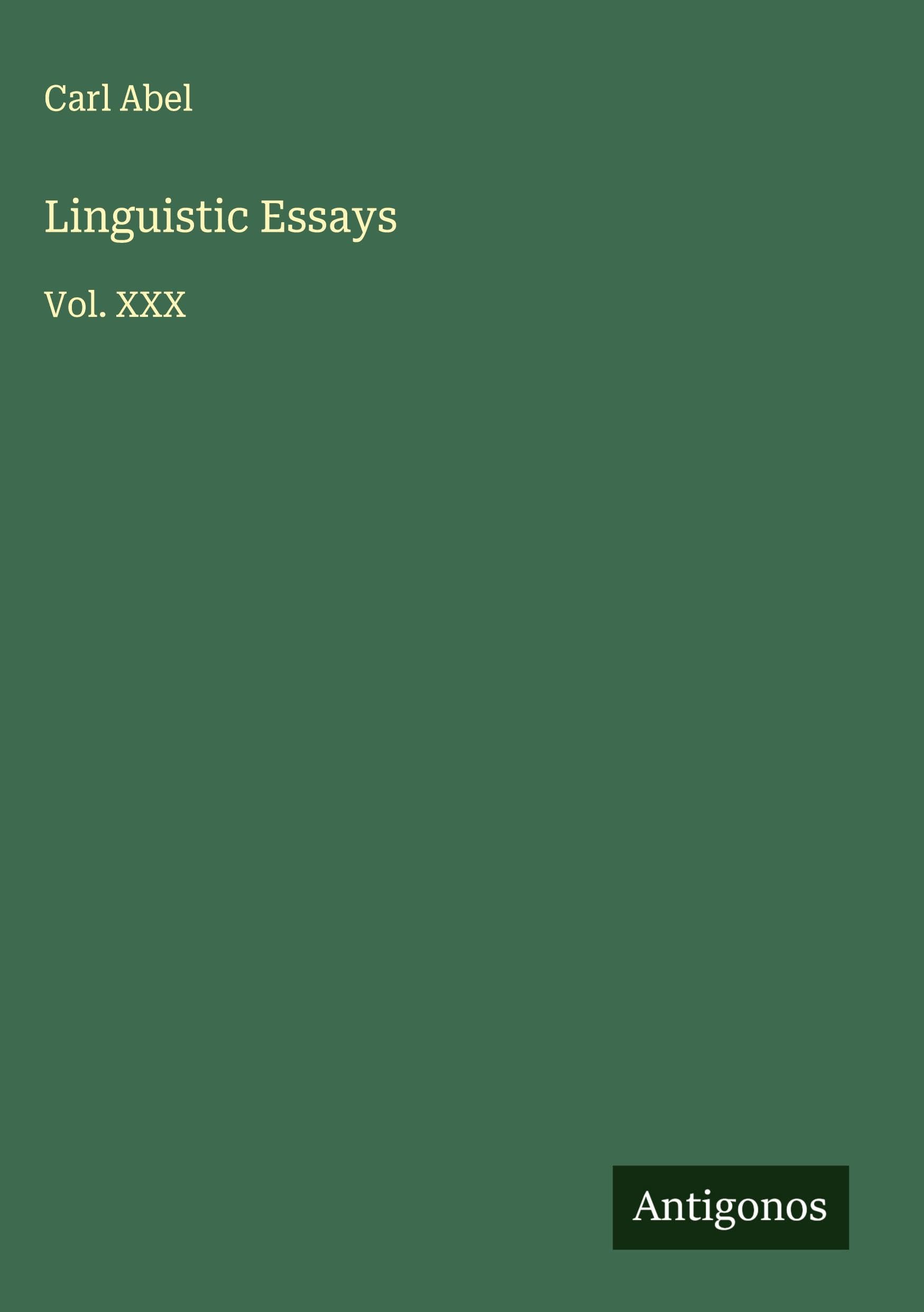 Linguistic Essays Classics
