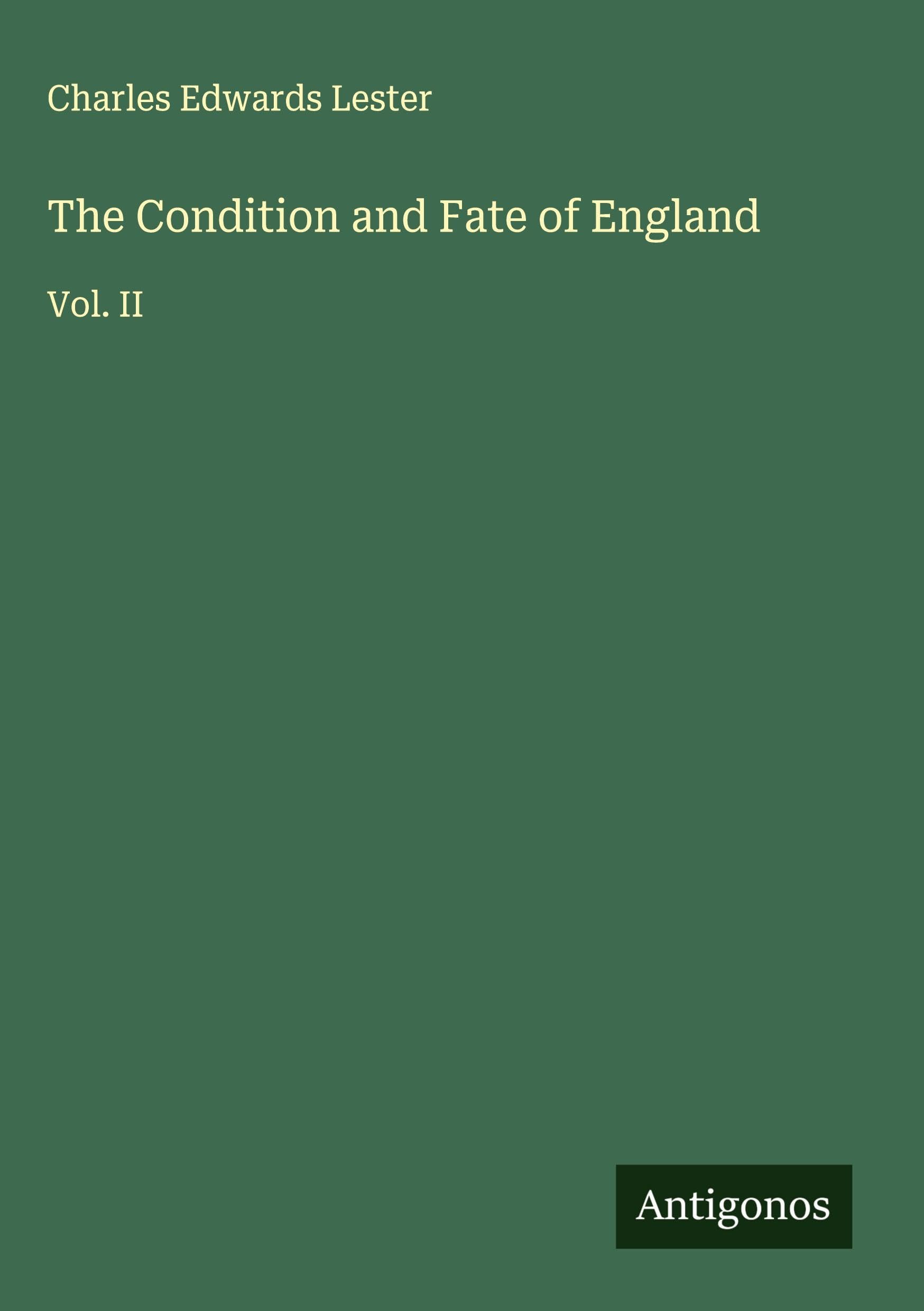The Condition and Fate of England Classics