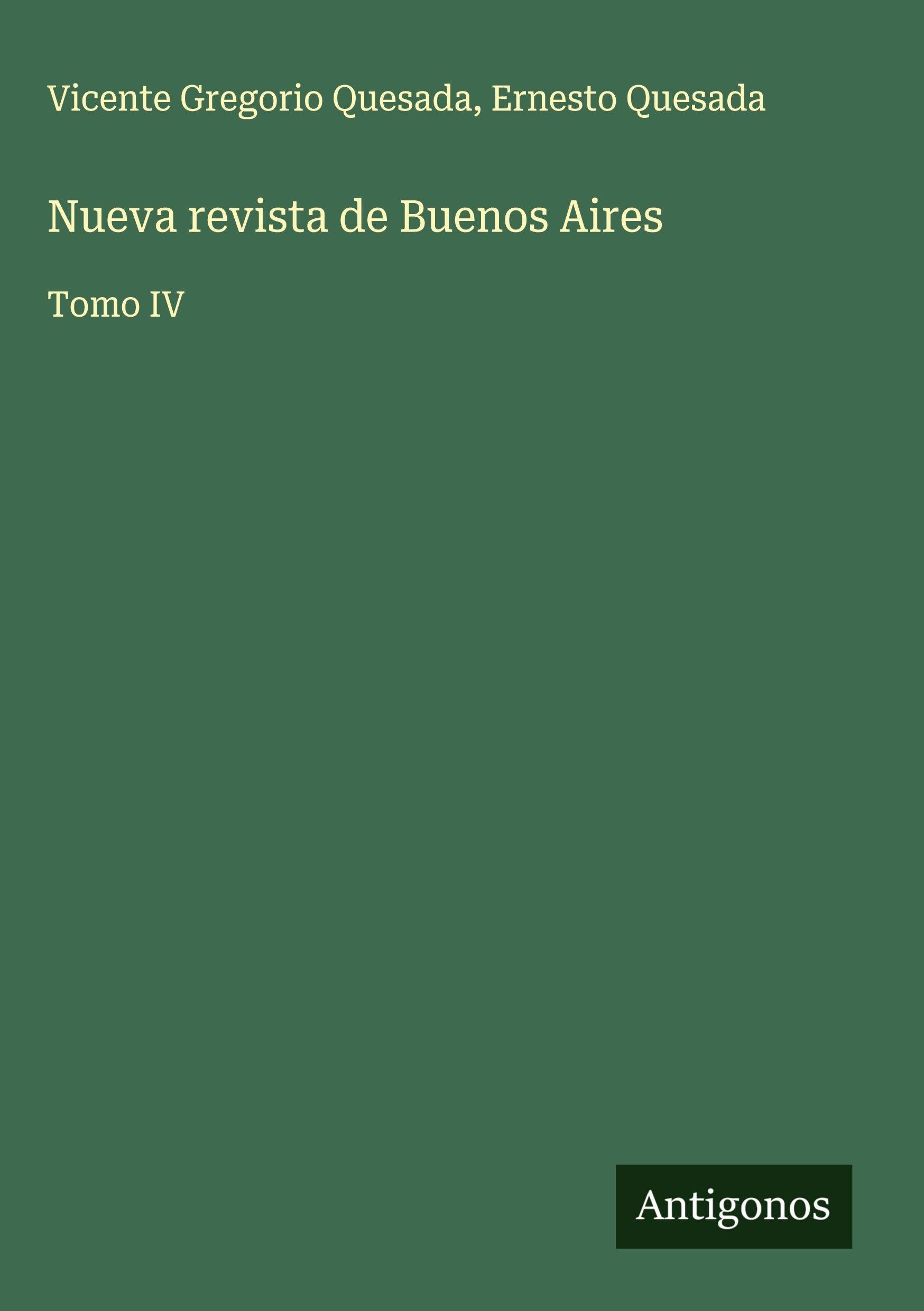 Nueva revista de Buenos Aires Classics