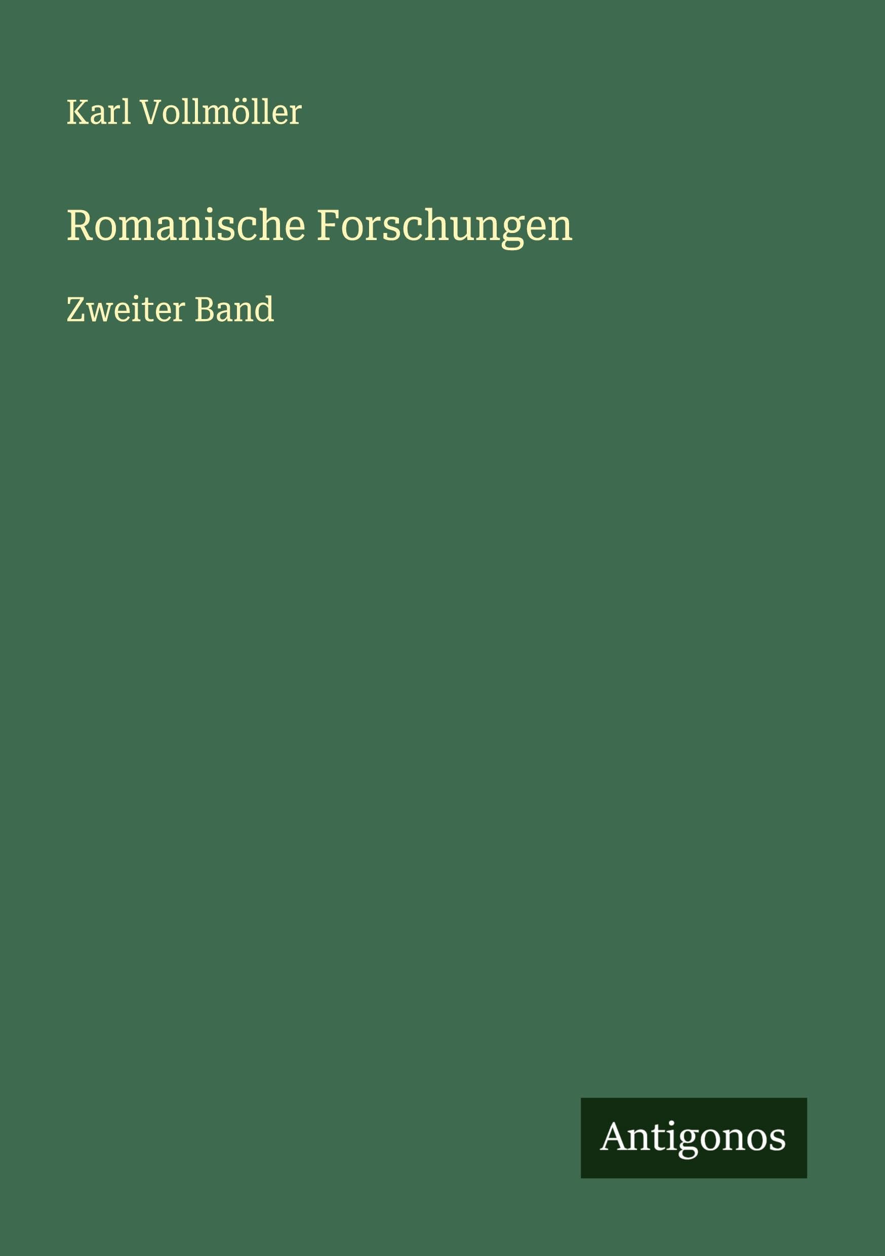 Romanische Forschungen Classics