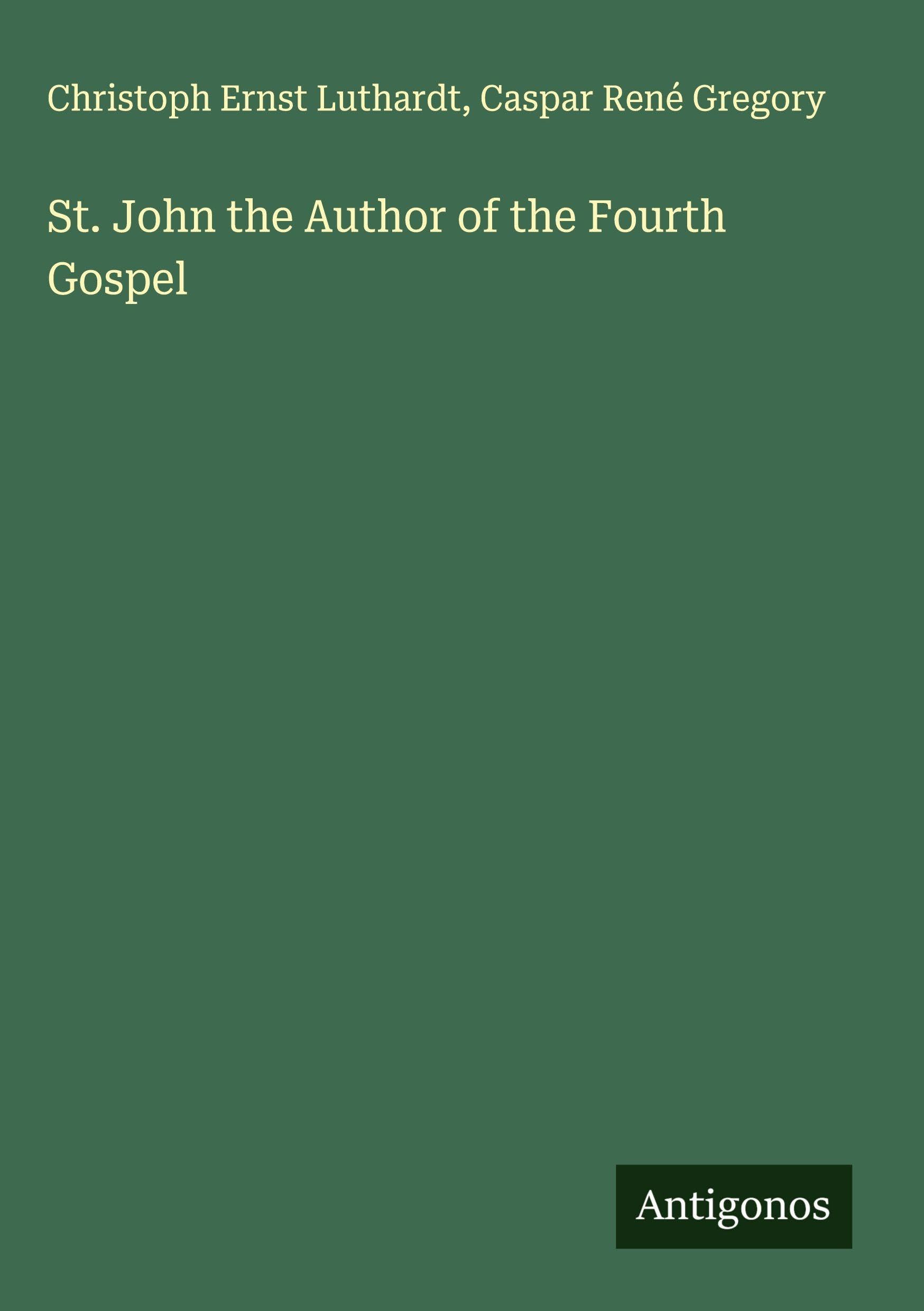 St. John the Author of the Fourth Gospel Classics