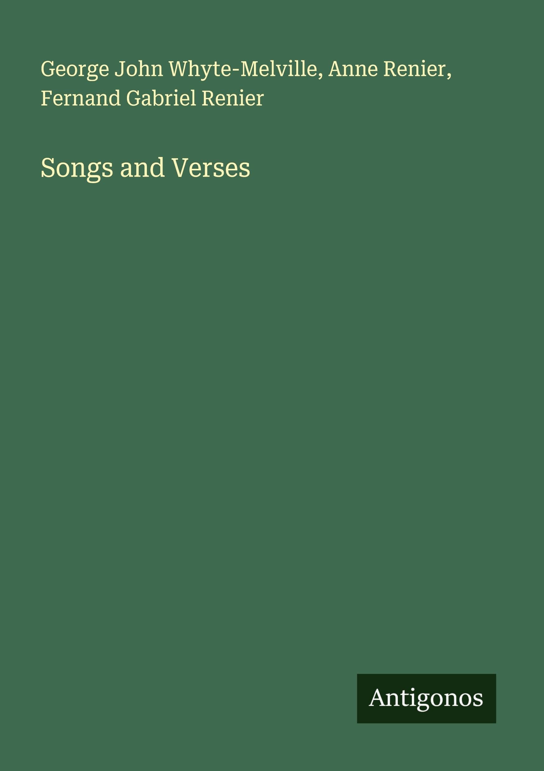 Songs and Verses Classics