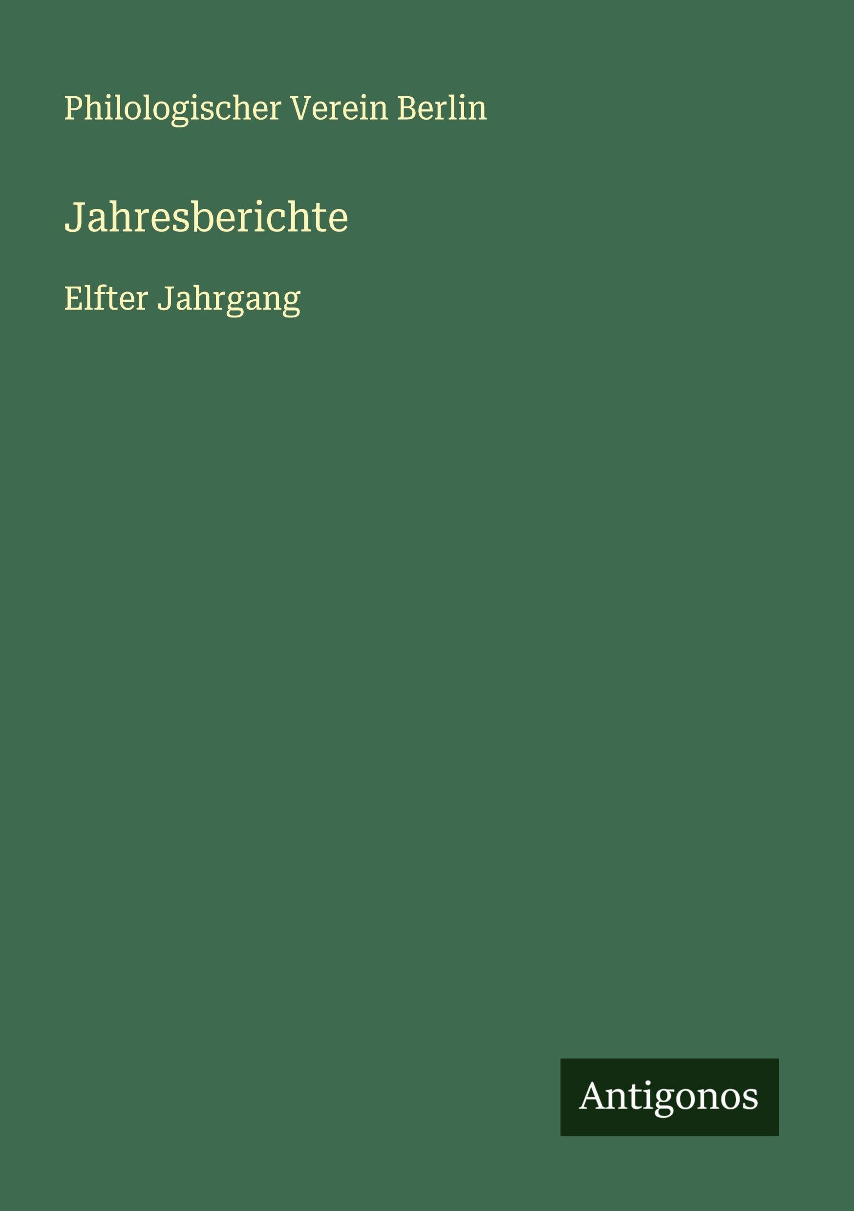 Jahresberichte Classics