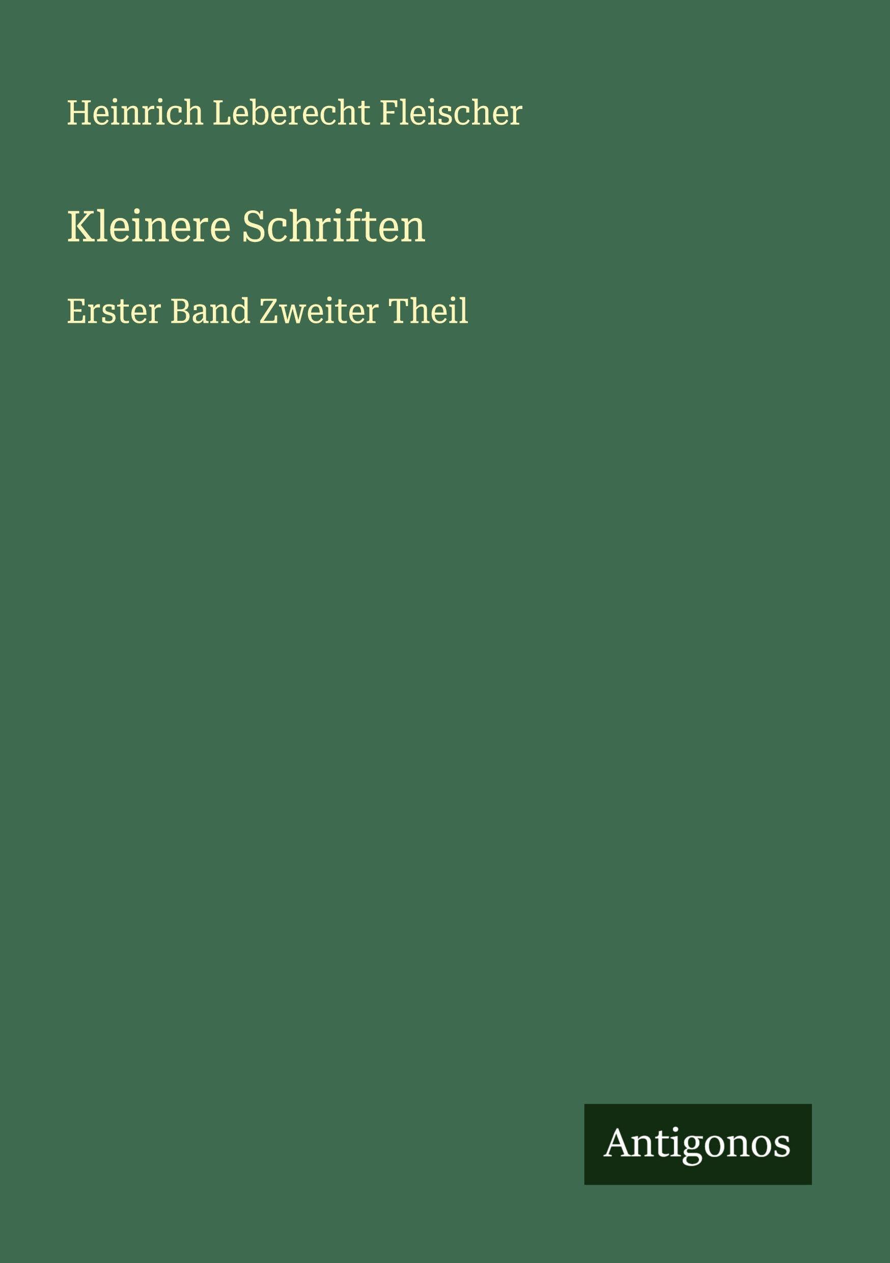 Kleinere Schriften Classics
