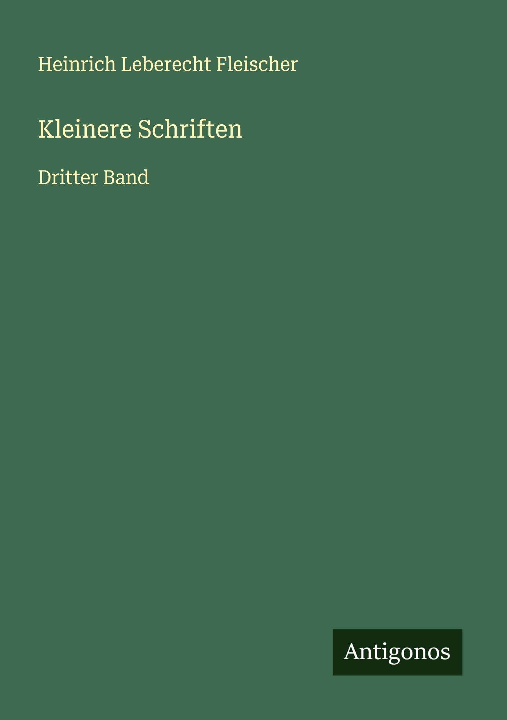 Kleinere Schriften Classics