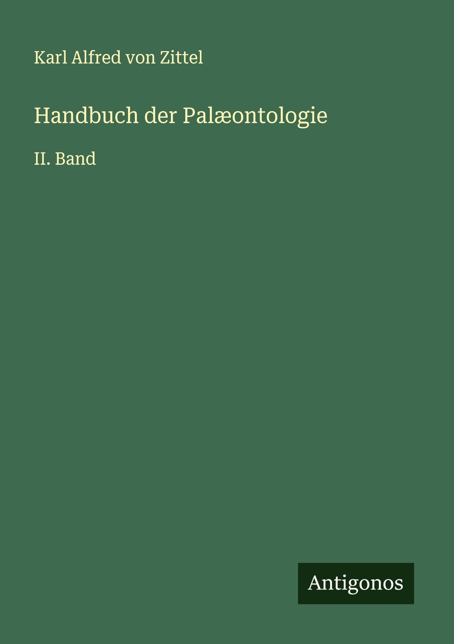 Handbuch der Palæontologie Classics