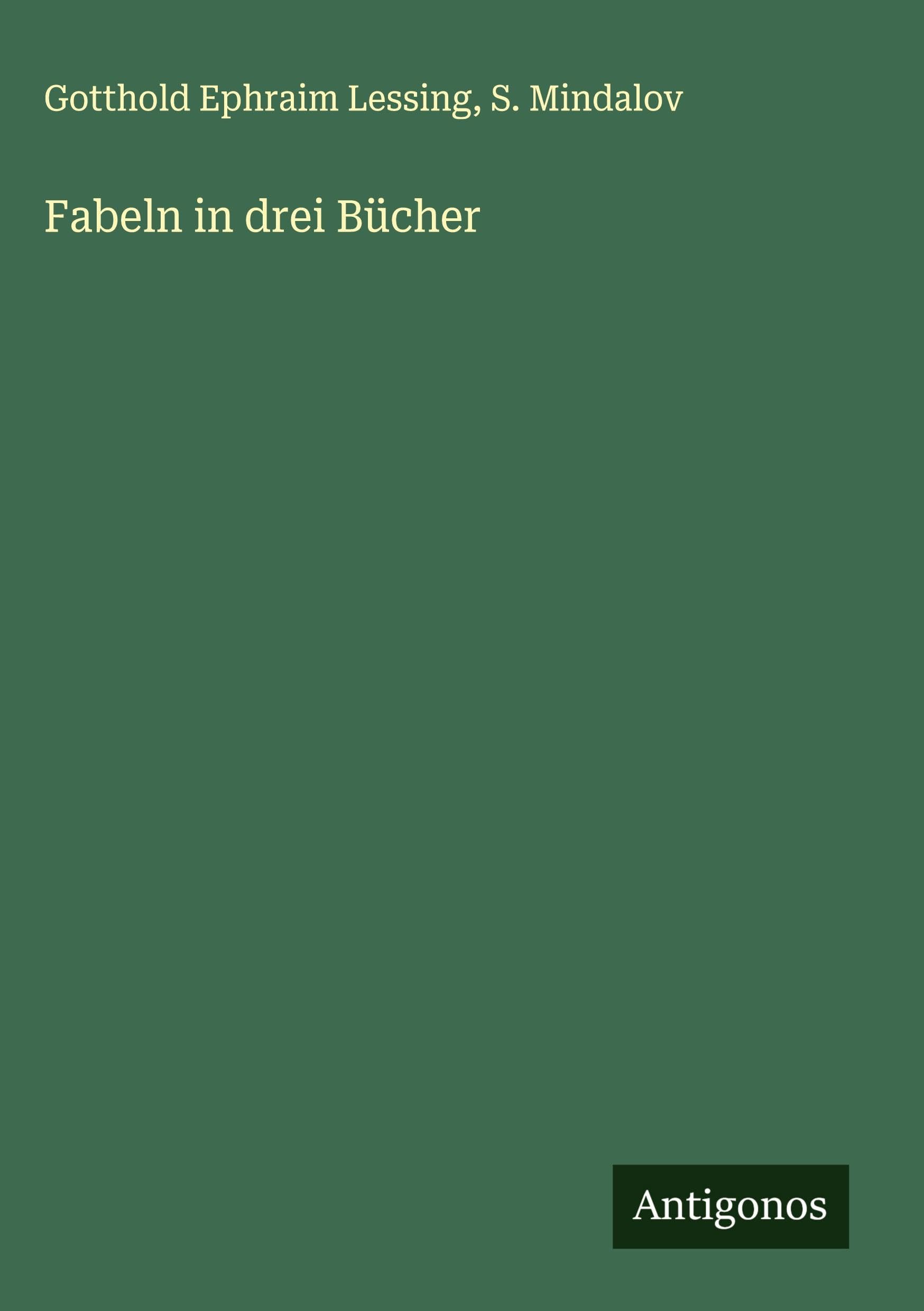 Fabeln in drei Bücher Classics