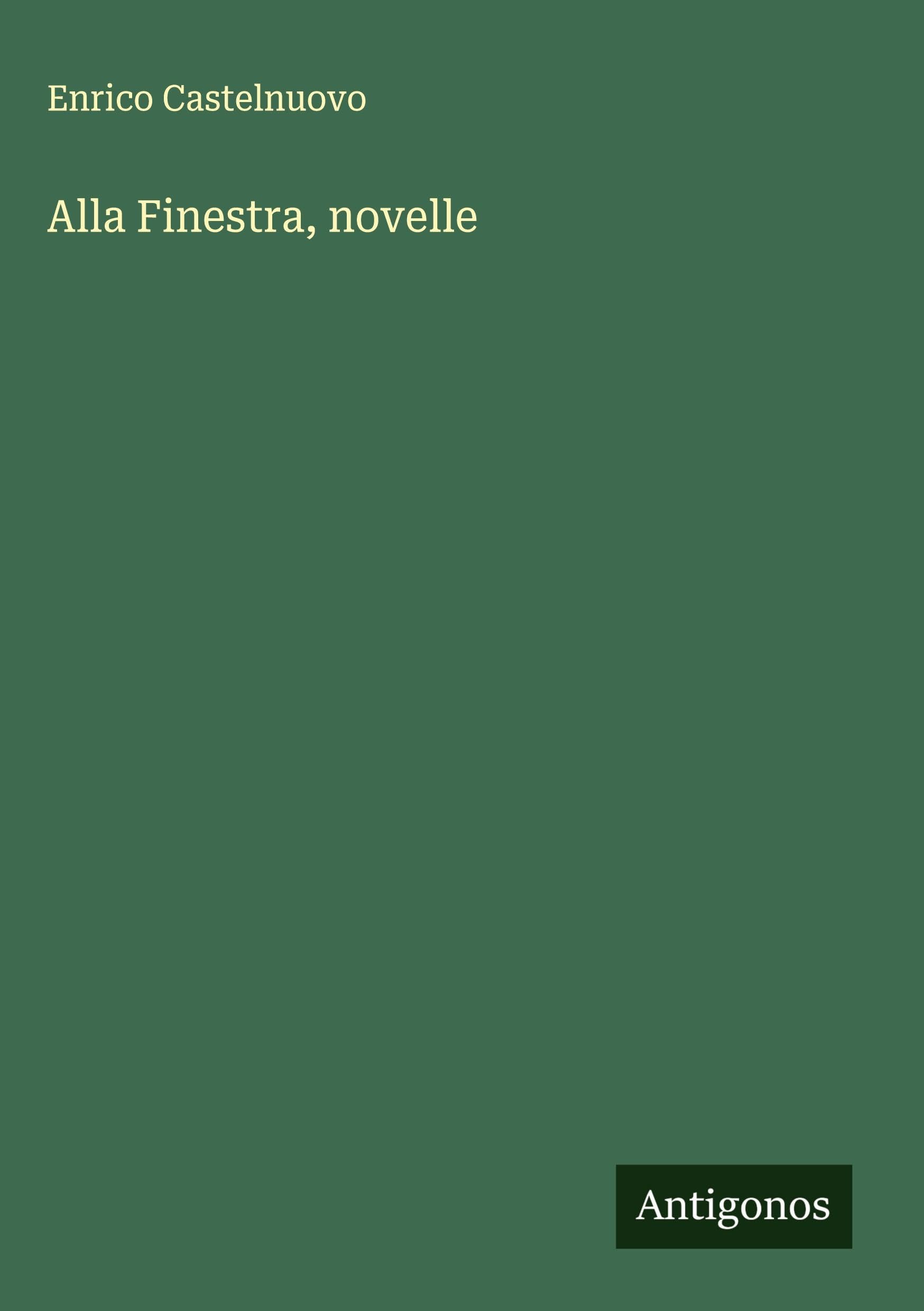 Alla Finestra, novelle Classics