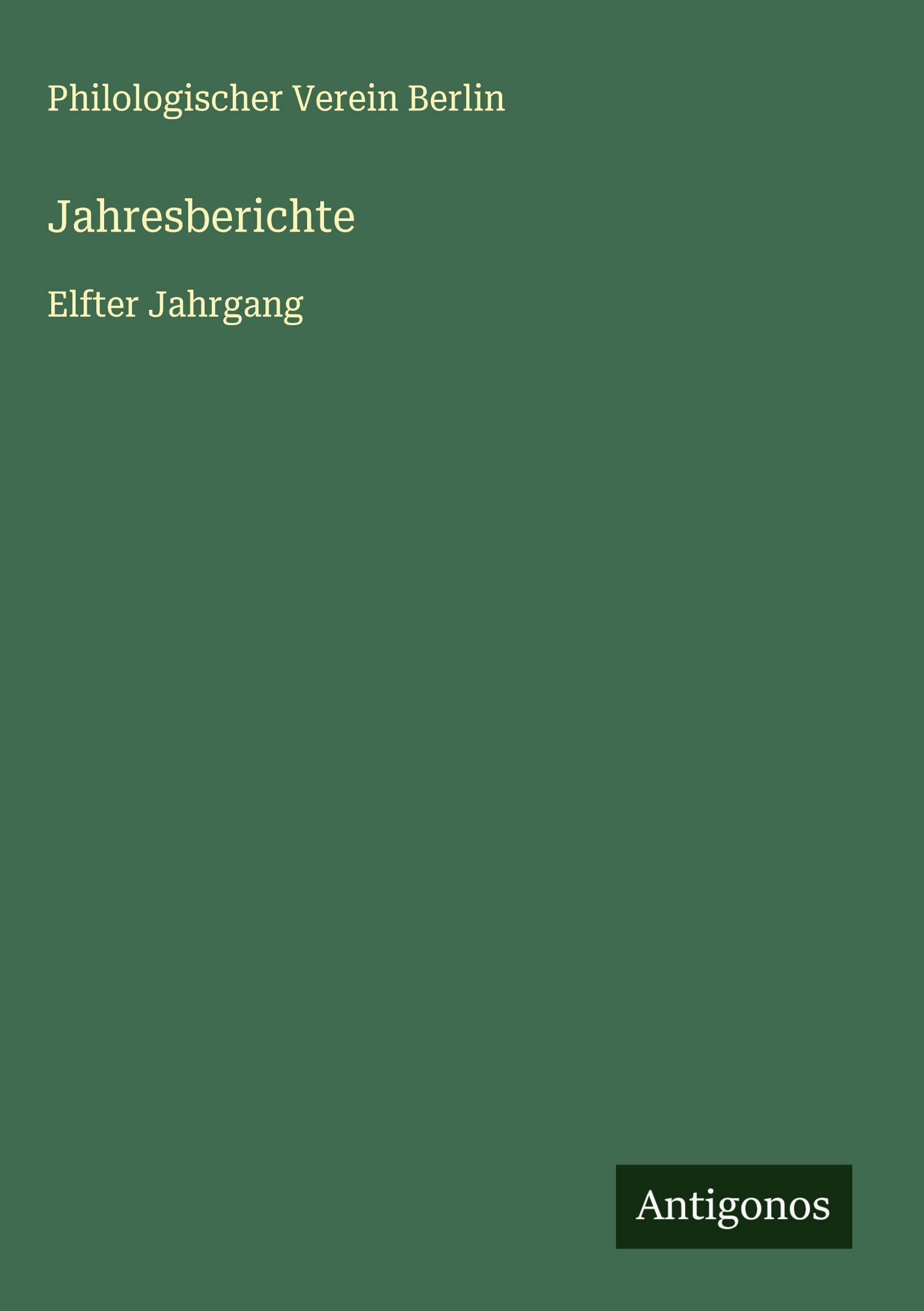 Jahresberichte Classics