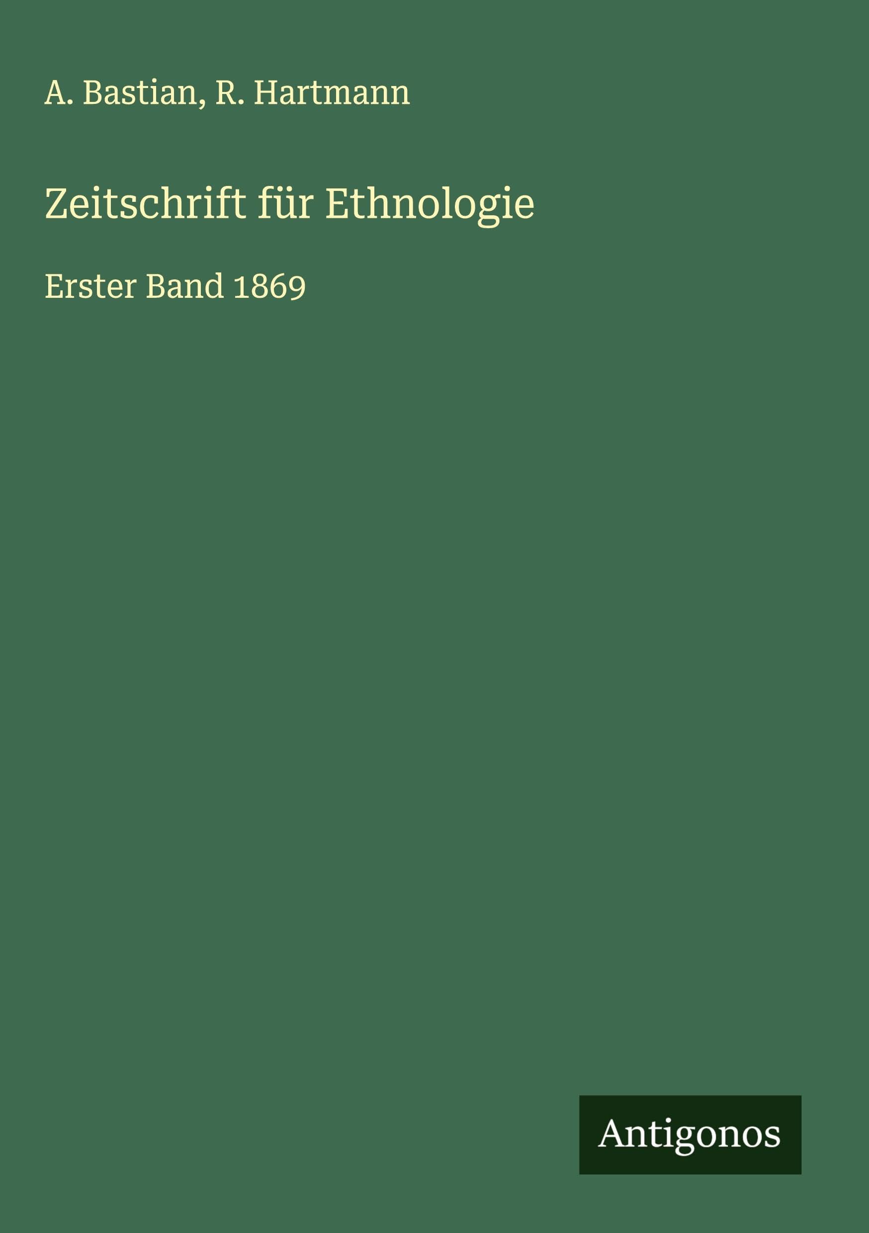 Zeitschrift für Ethnologie Classics