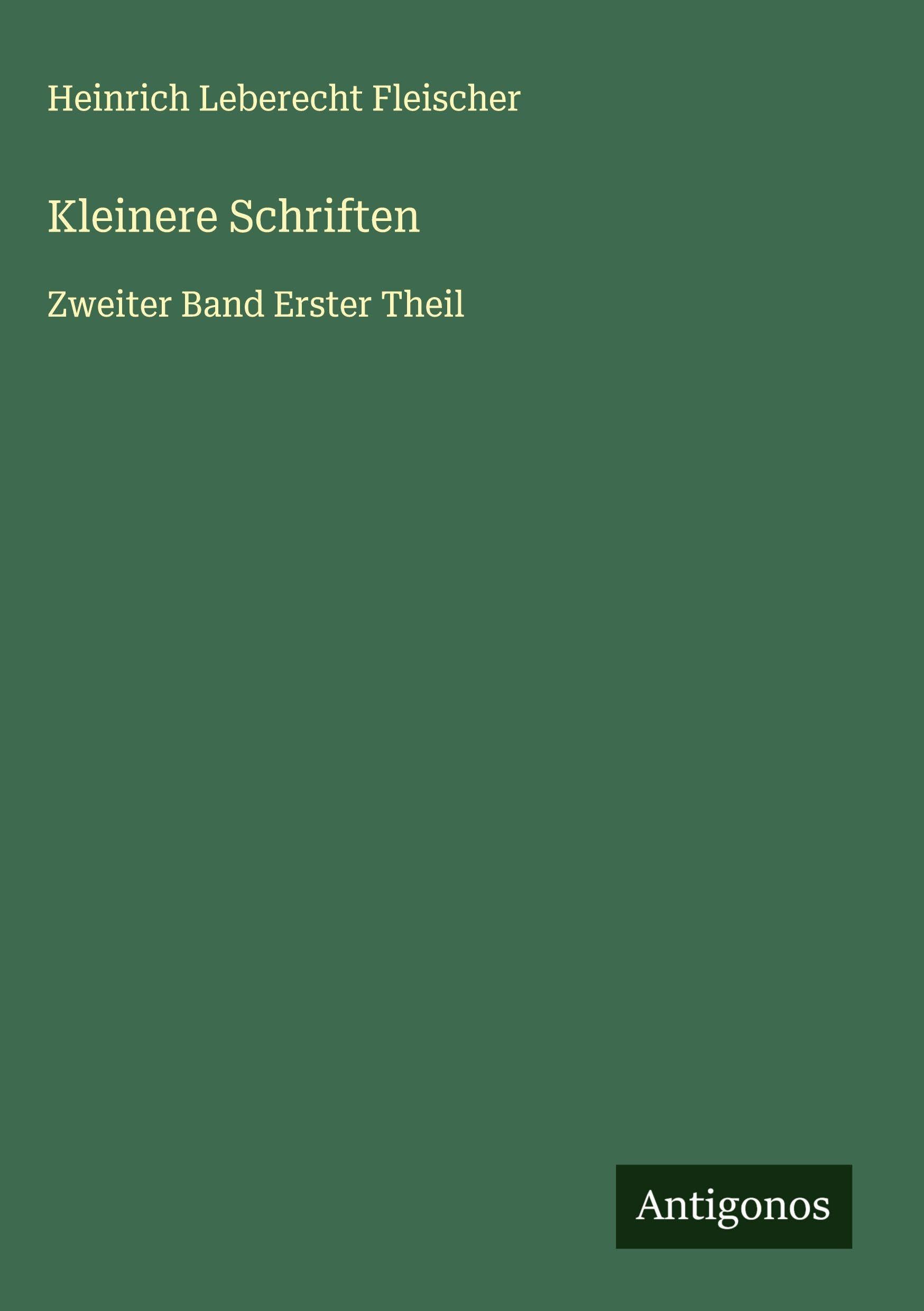 Kleinere Schriften Classics