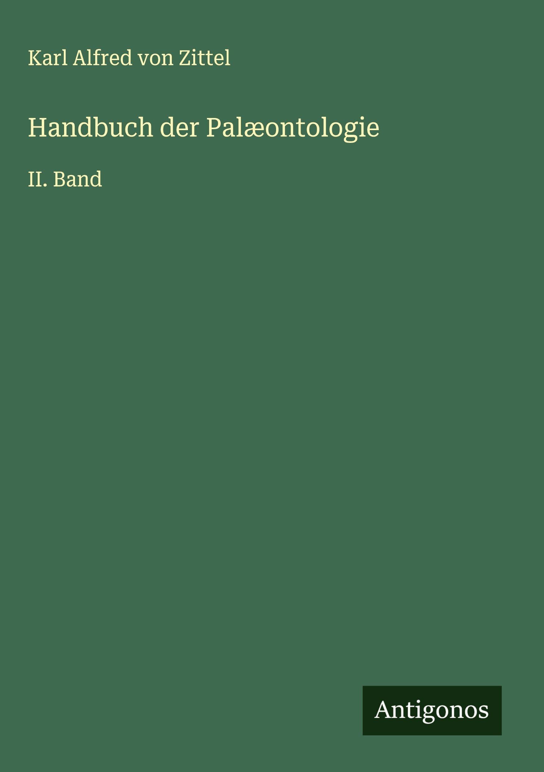 Handbuch der Palæontologie Classics
