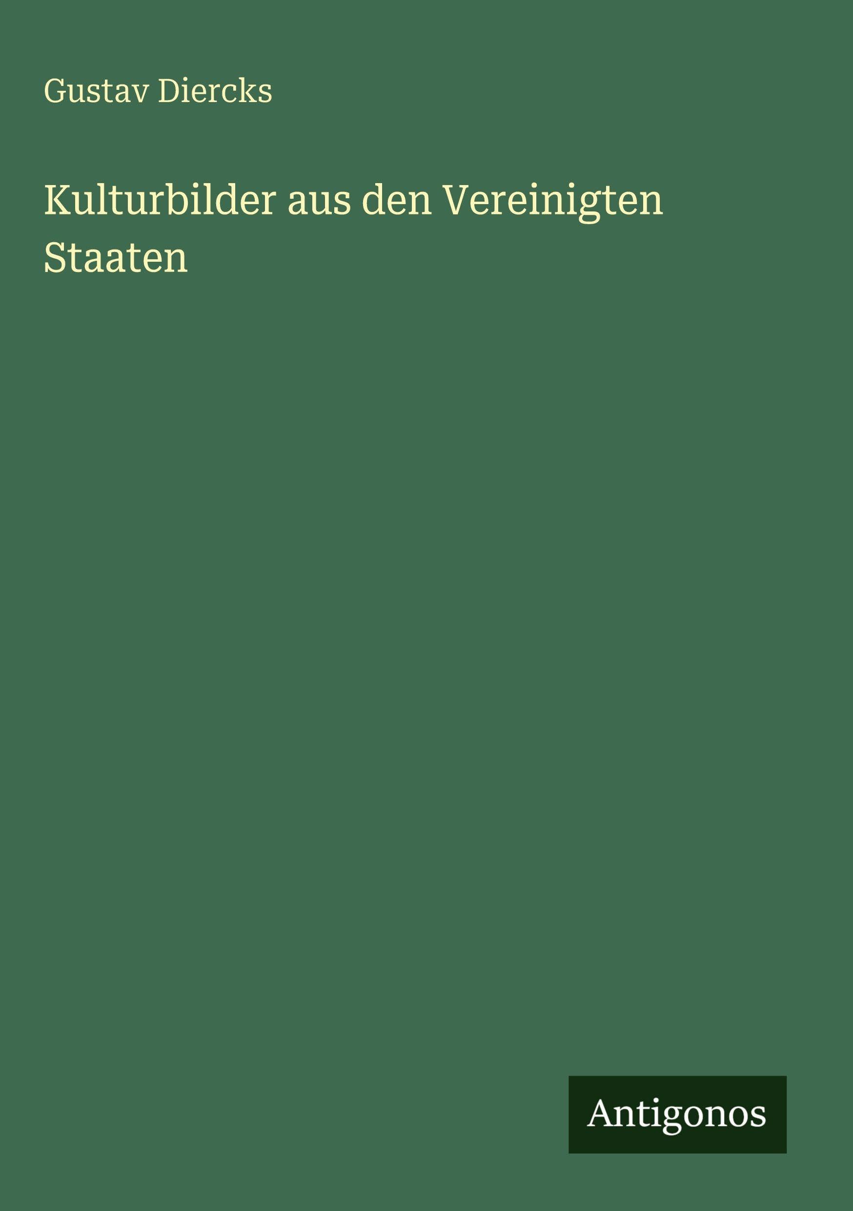 Kulturbilder aus den Vereinigten Staaten Classics