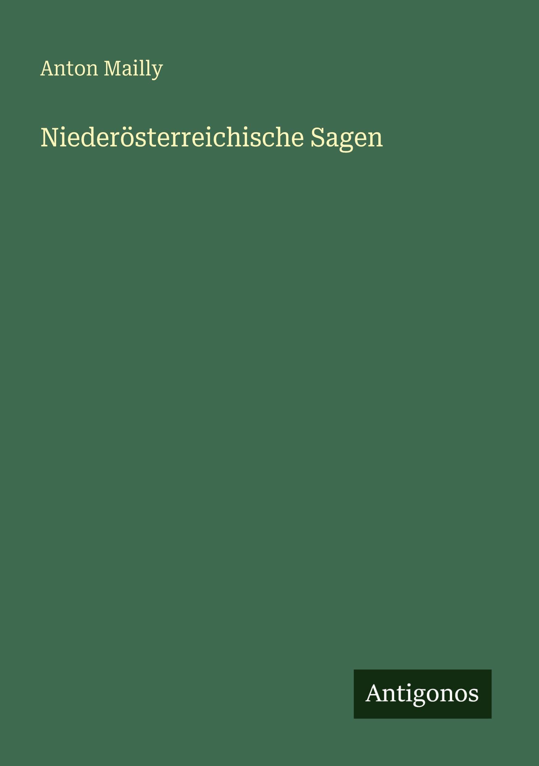 Niederösterreichische Sagen Classics