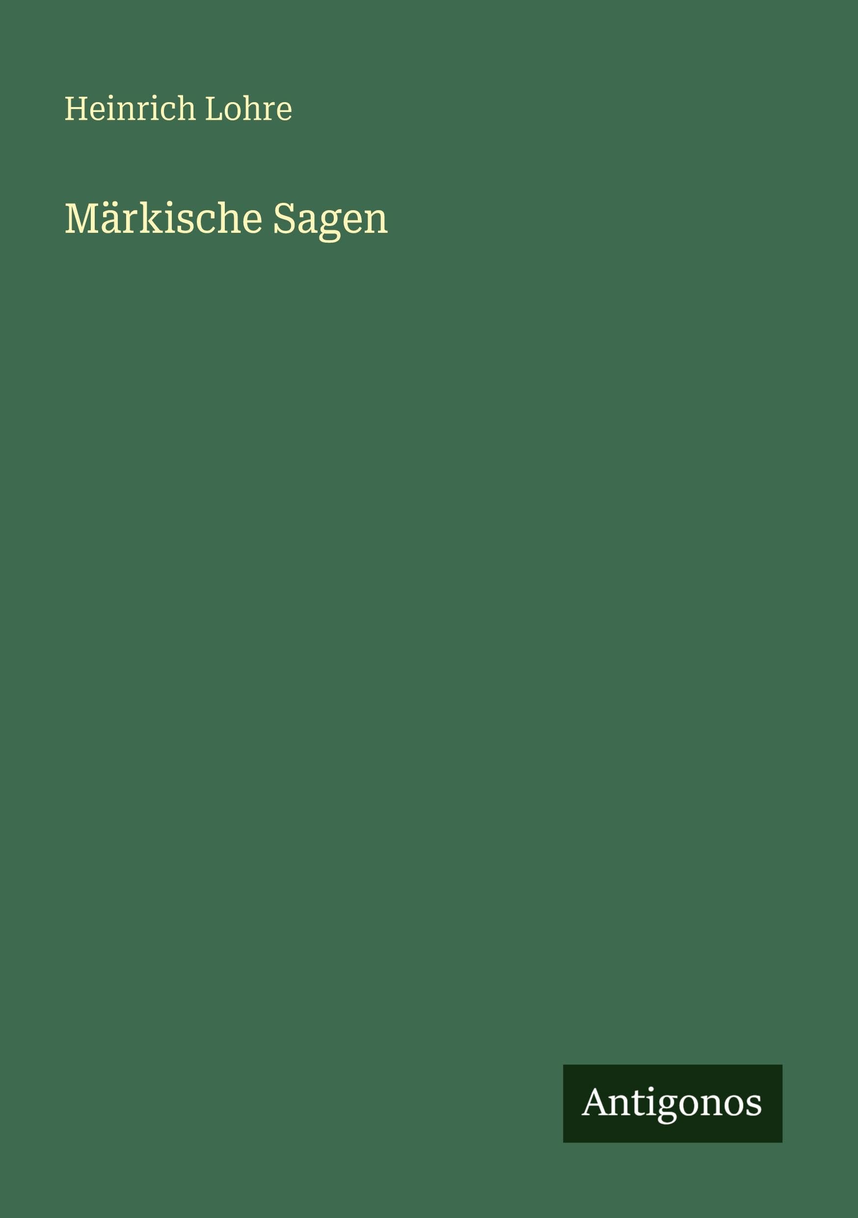 Märkische Sagen Classics