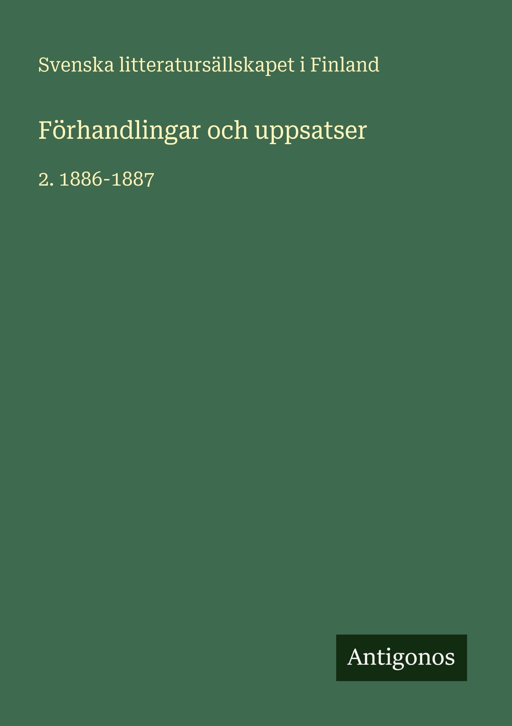 Förhandlingar och uppsatser Classics