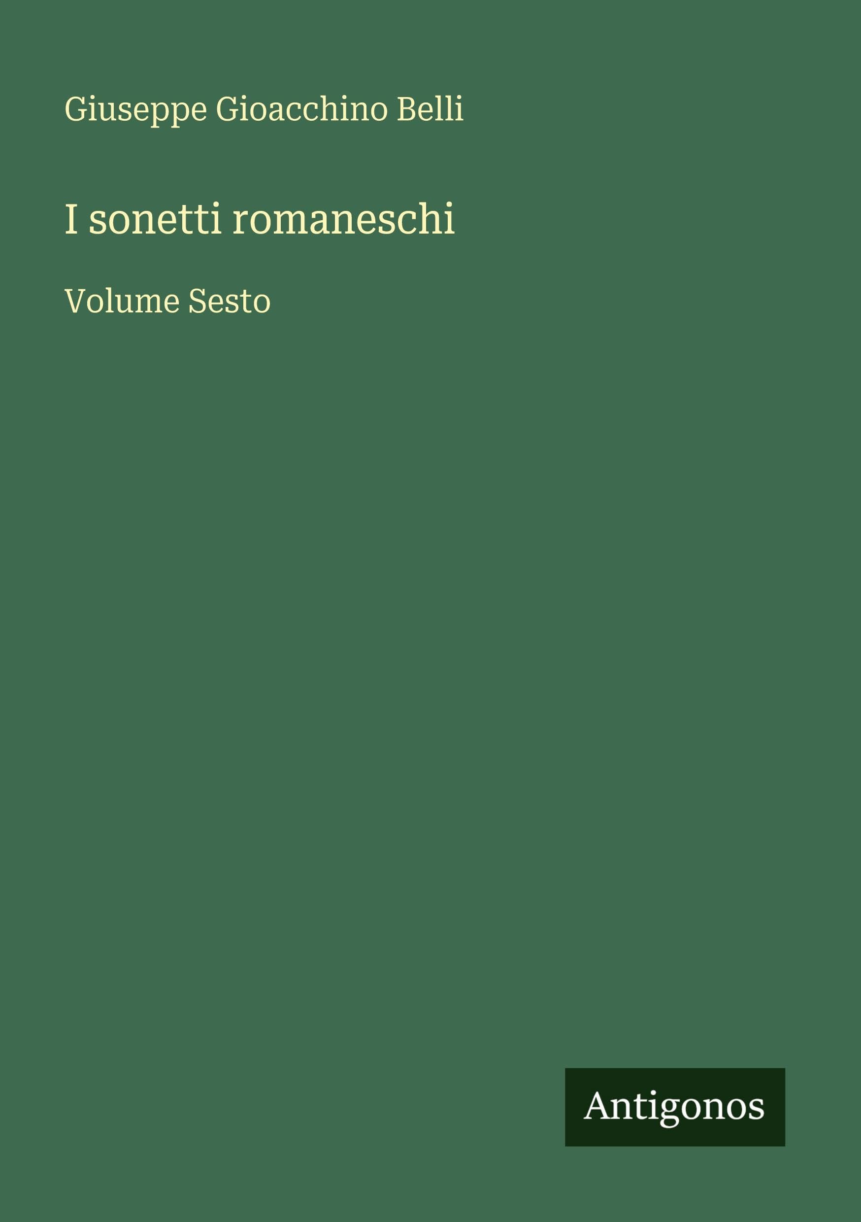 Product Image: I sonetti romaneschi