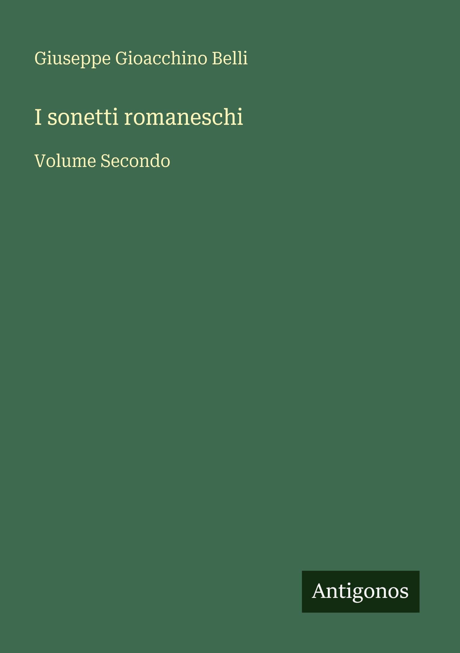 Product Image: I sonetti romaneschi