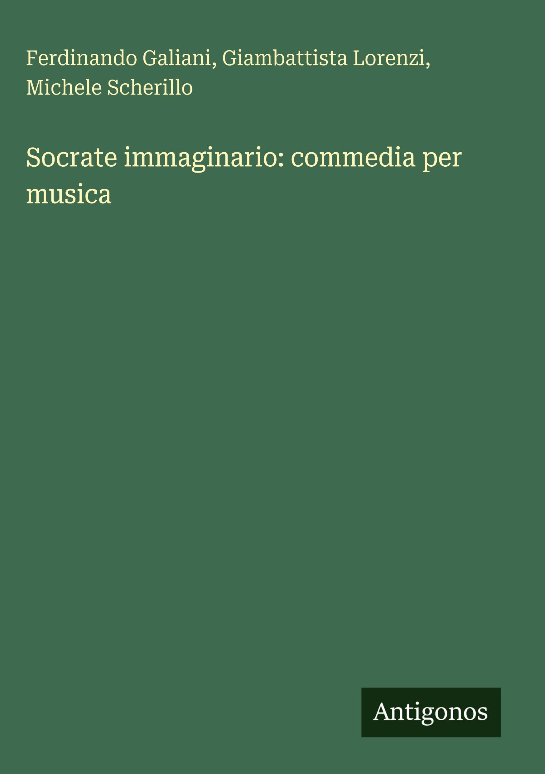 Socrate immaginario: commedia per musica Classics