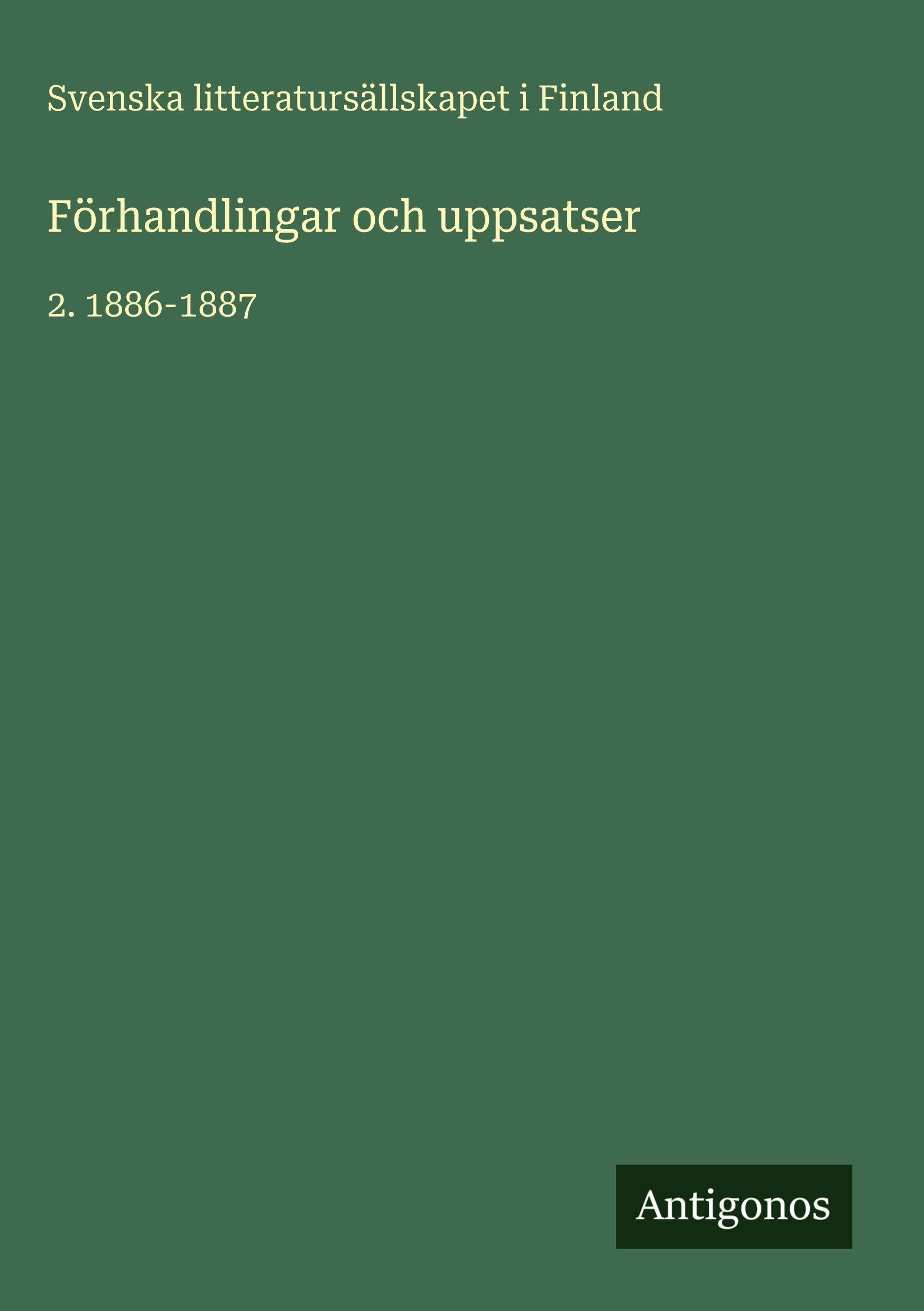Förhandlingar och uppsatser Classics
