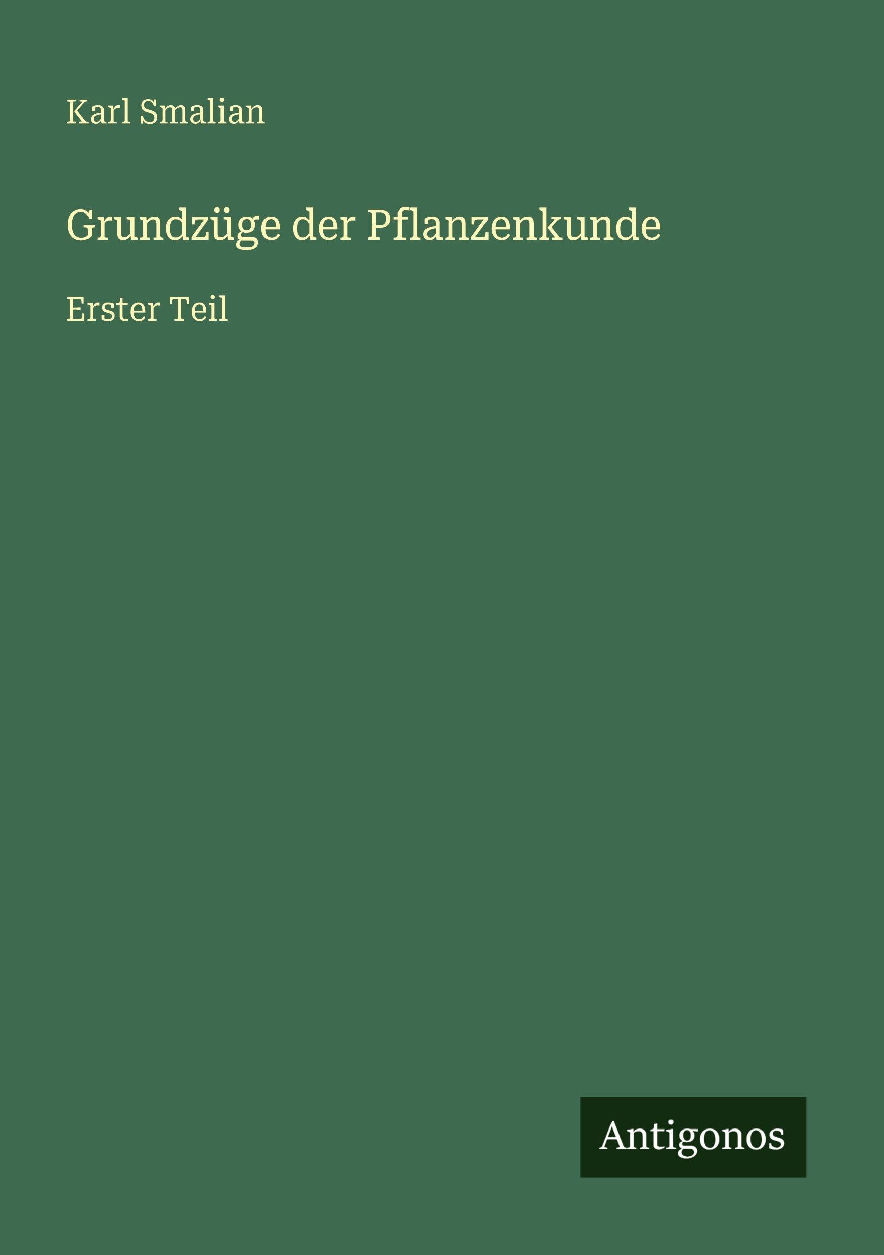 Grundzüge der Pflanzenkunde Classics