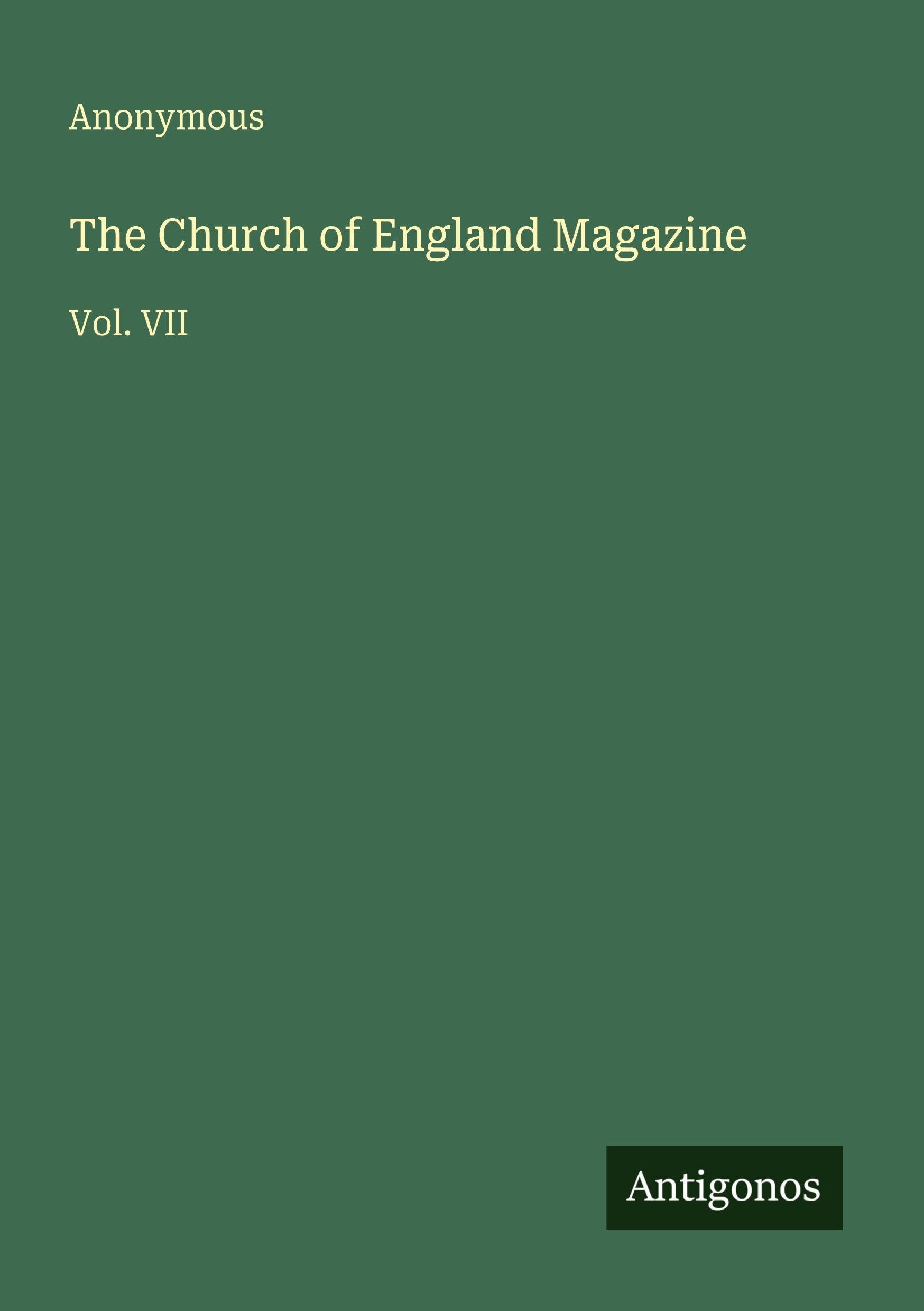 The Church of England Magazine Classics