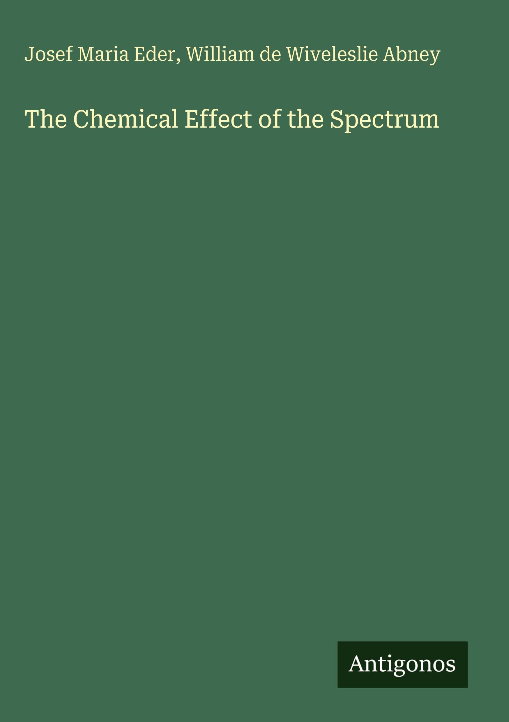 The Chemical Effect of the Spectrum Classics