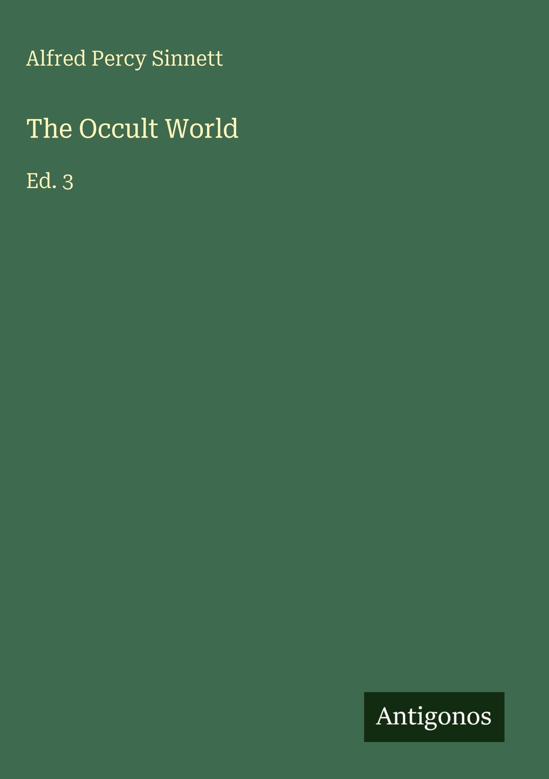The Occult World Classics