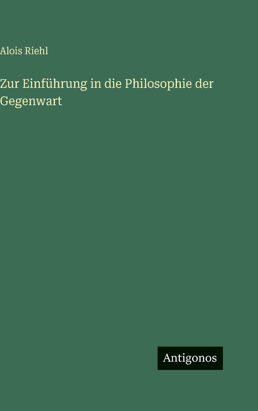 Zur Einführung in die Philosophie der Gegenwart Contemporary literature