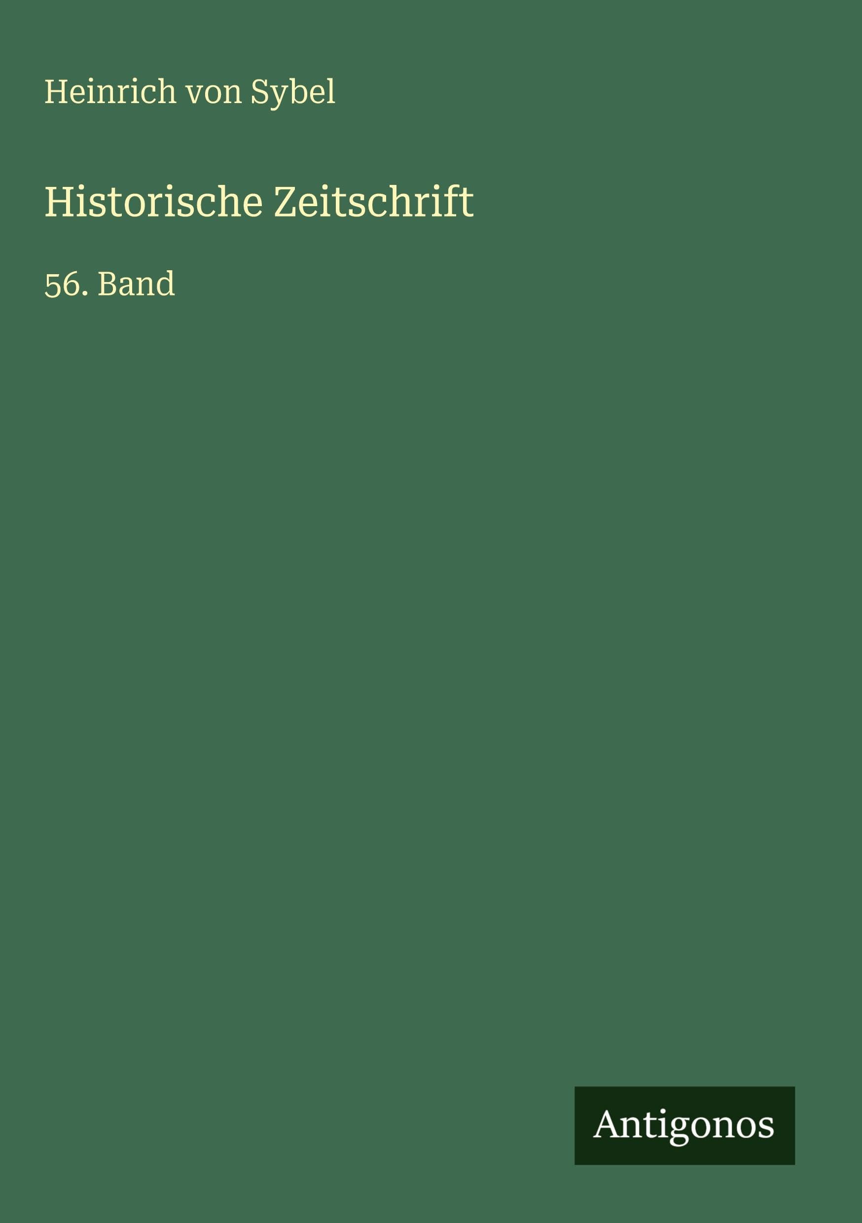 Historische Zeitschrift Classics