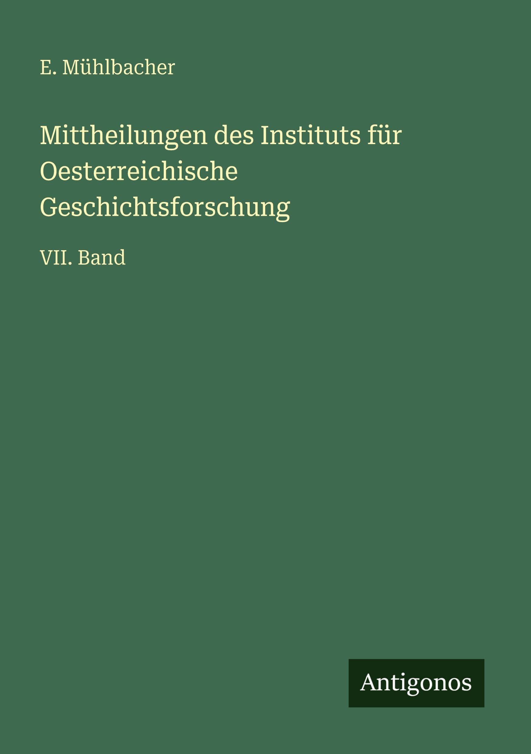 Mittheilungen des Instituts für Oesterreichische Geschichtsforschung Contemporary literature