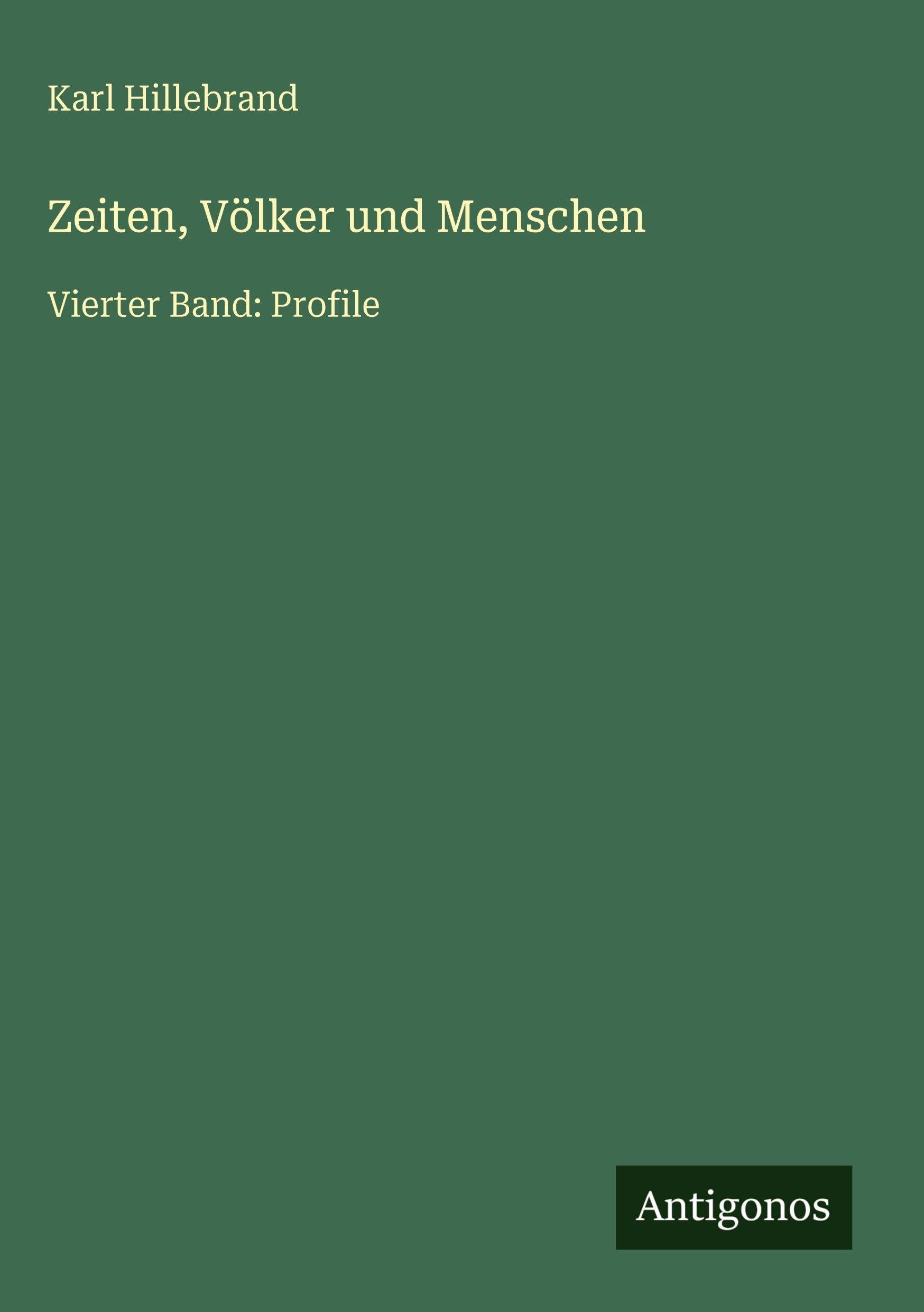 Zeiten, Völker und Menschen Classics