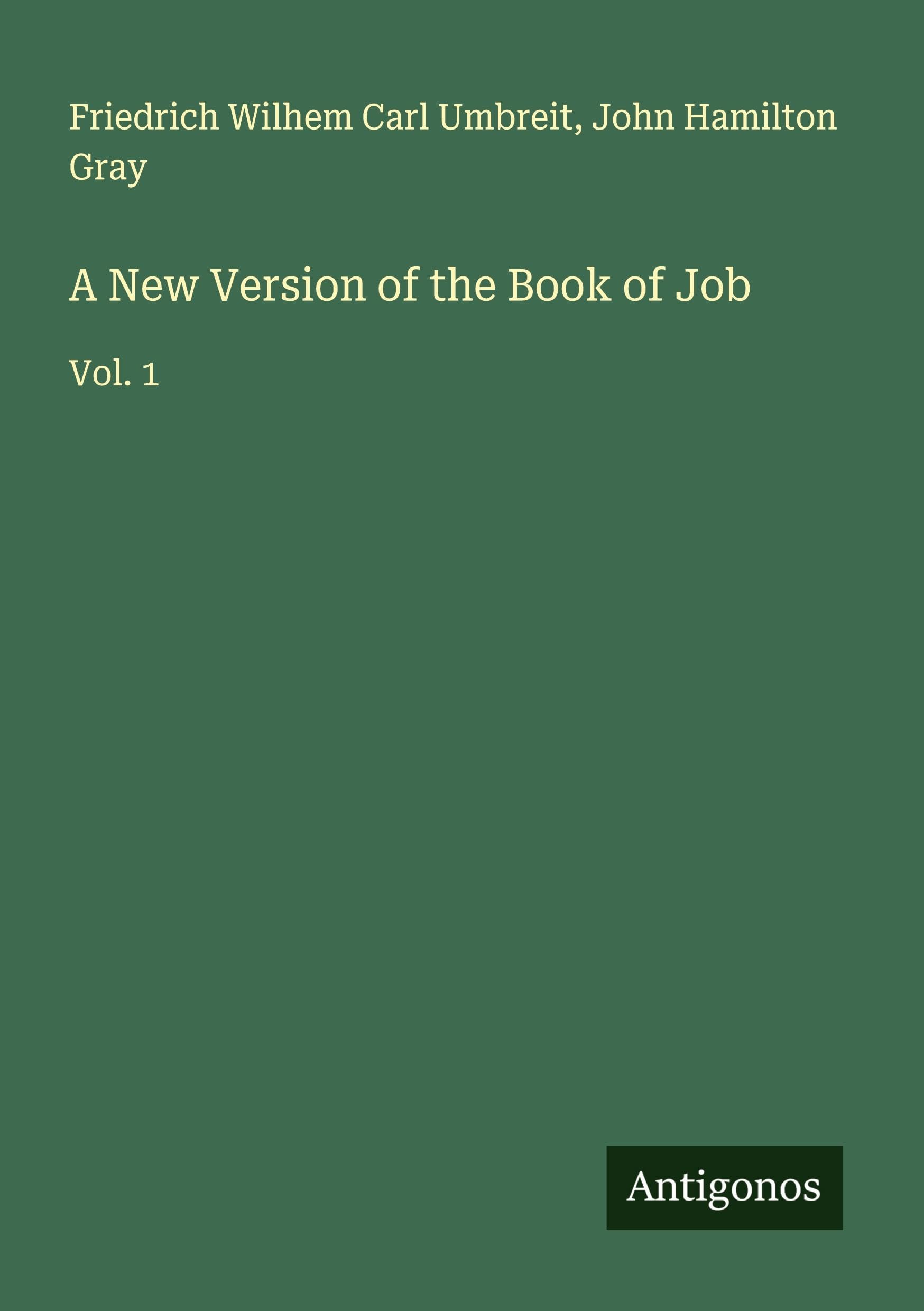 A New Version of the Book of Job Classics