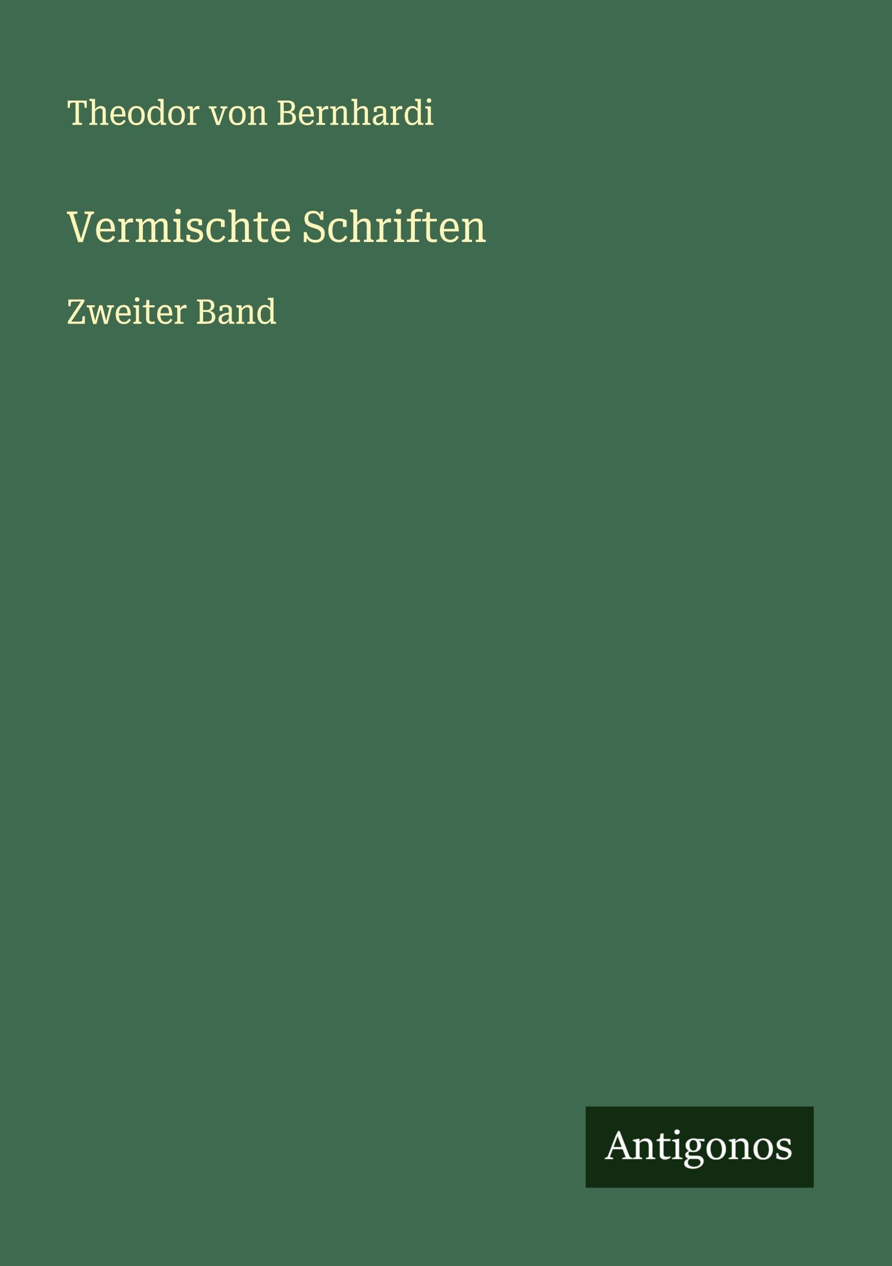 Vermischte Schriften Classics