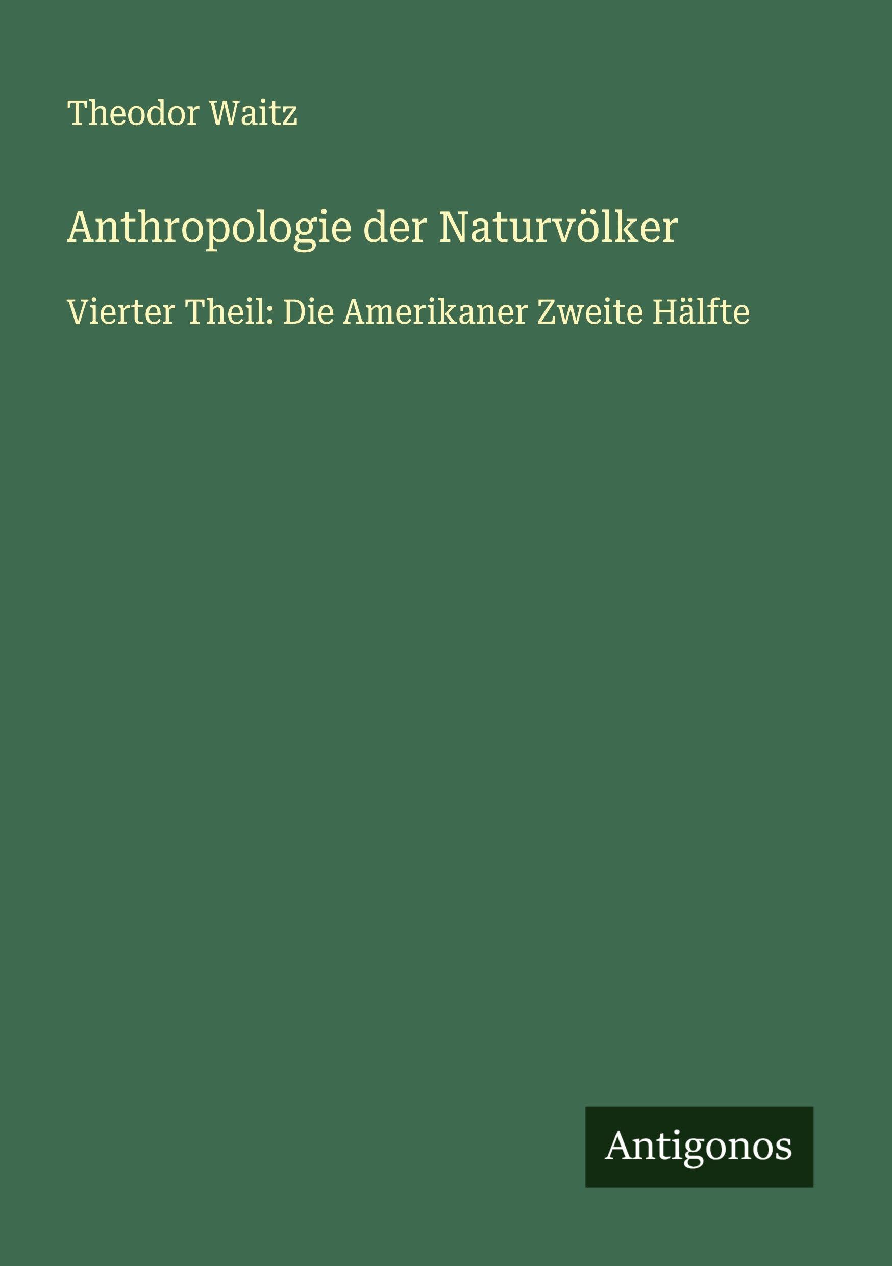 Anthropologie der Naturvölker Classics