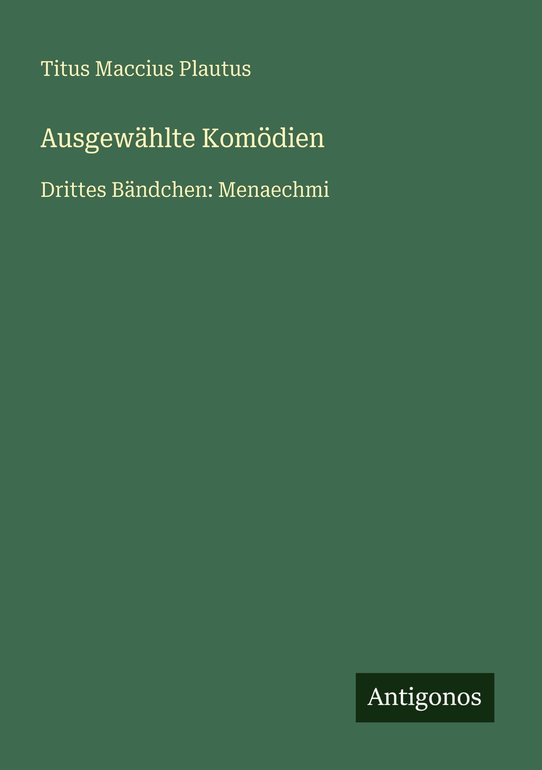 Ausgewählte Komödien Classics