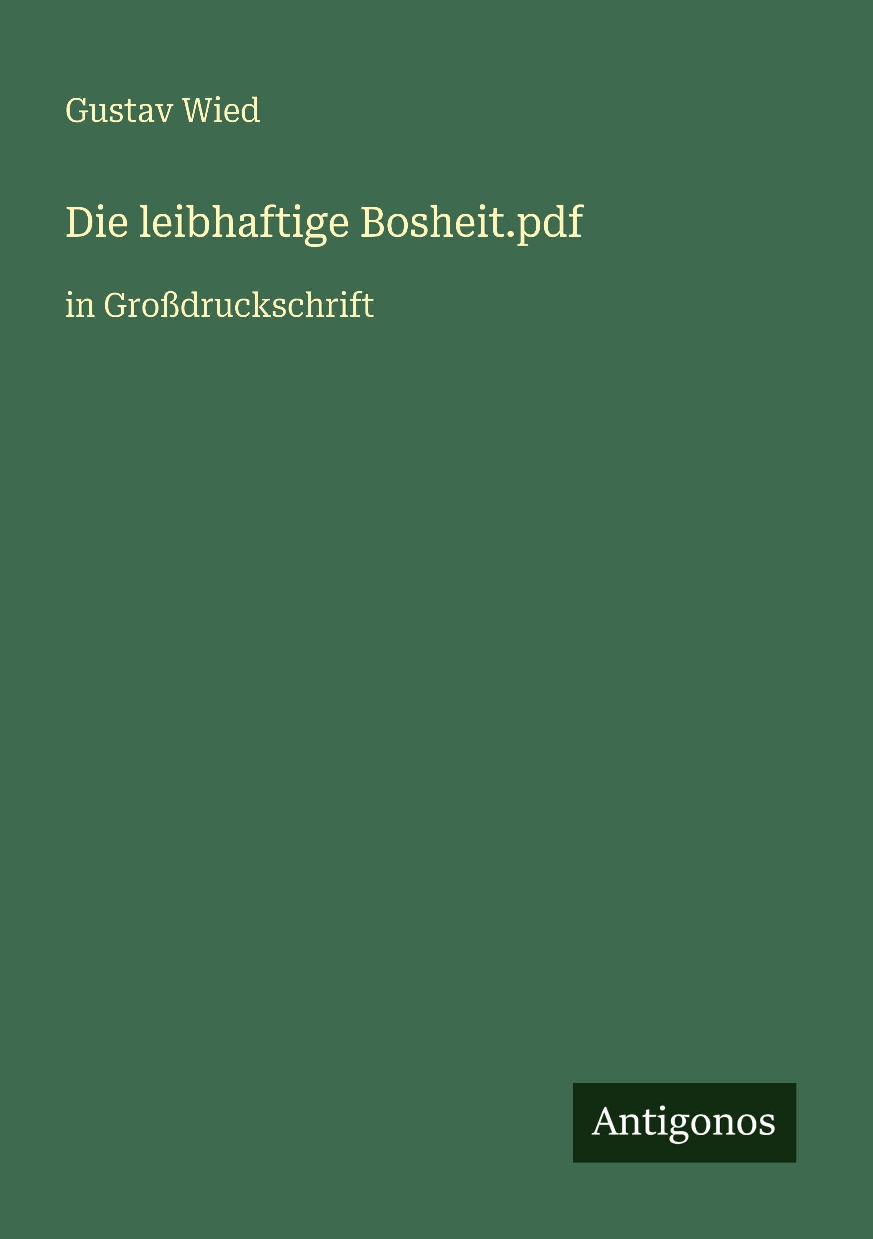 Die leibhaftige Bosheit.pdf Contemporary literature