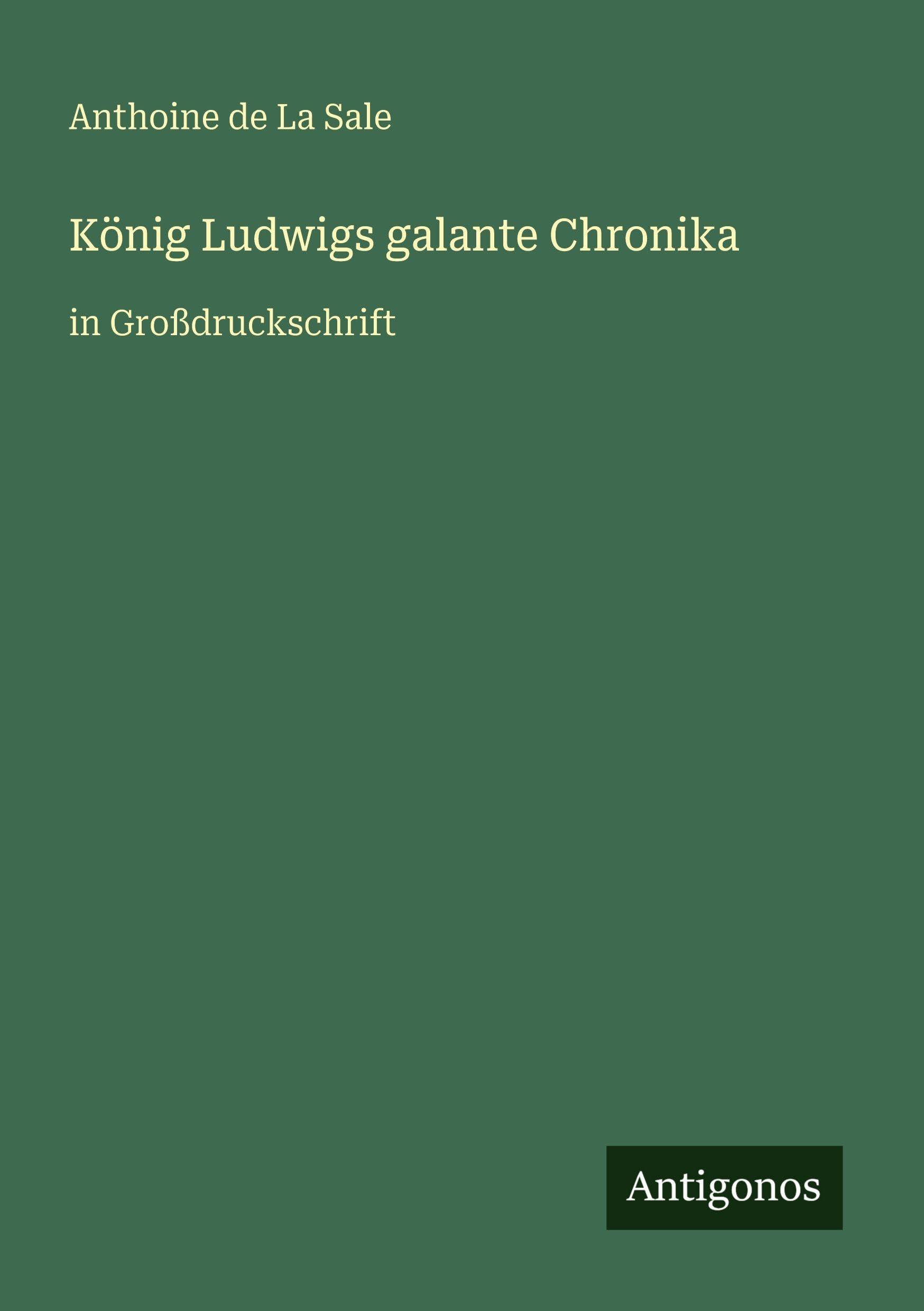 König Ludwigs galante Chronika Contemporary literature